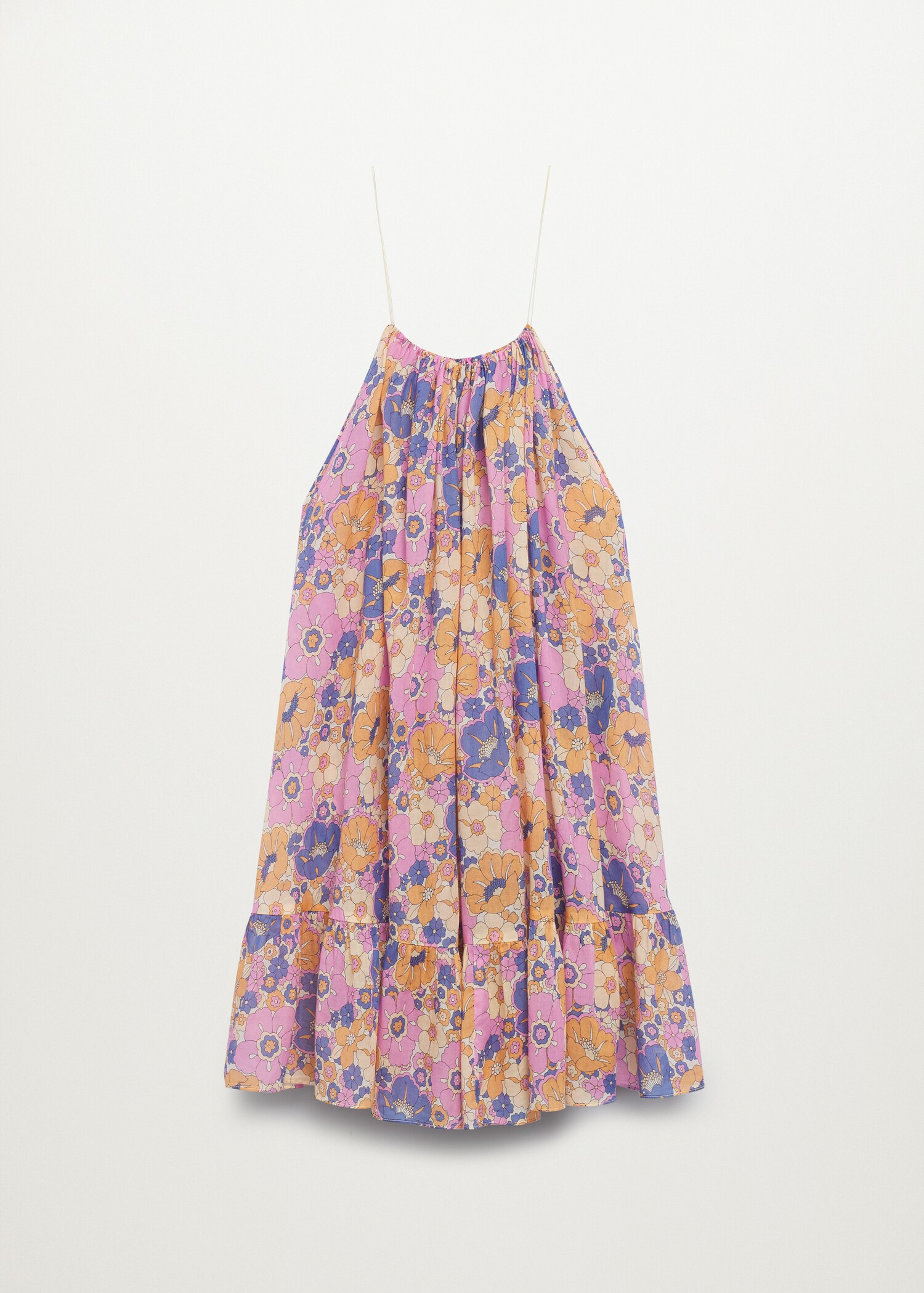 Robe coton volantée - Article sans modèle