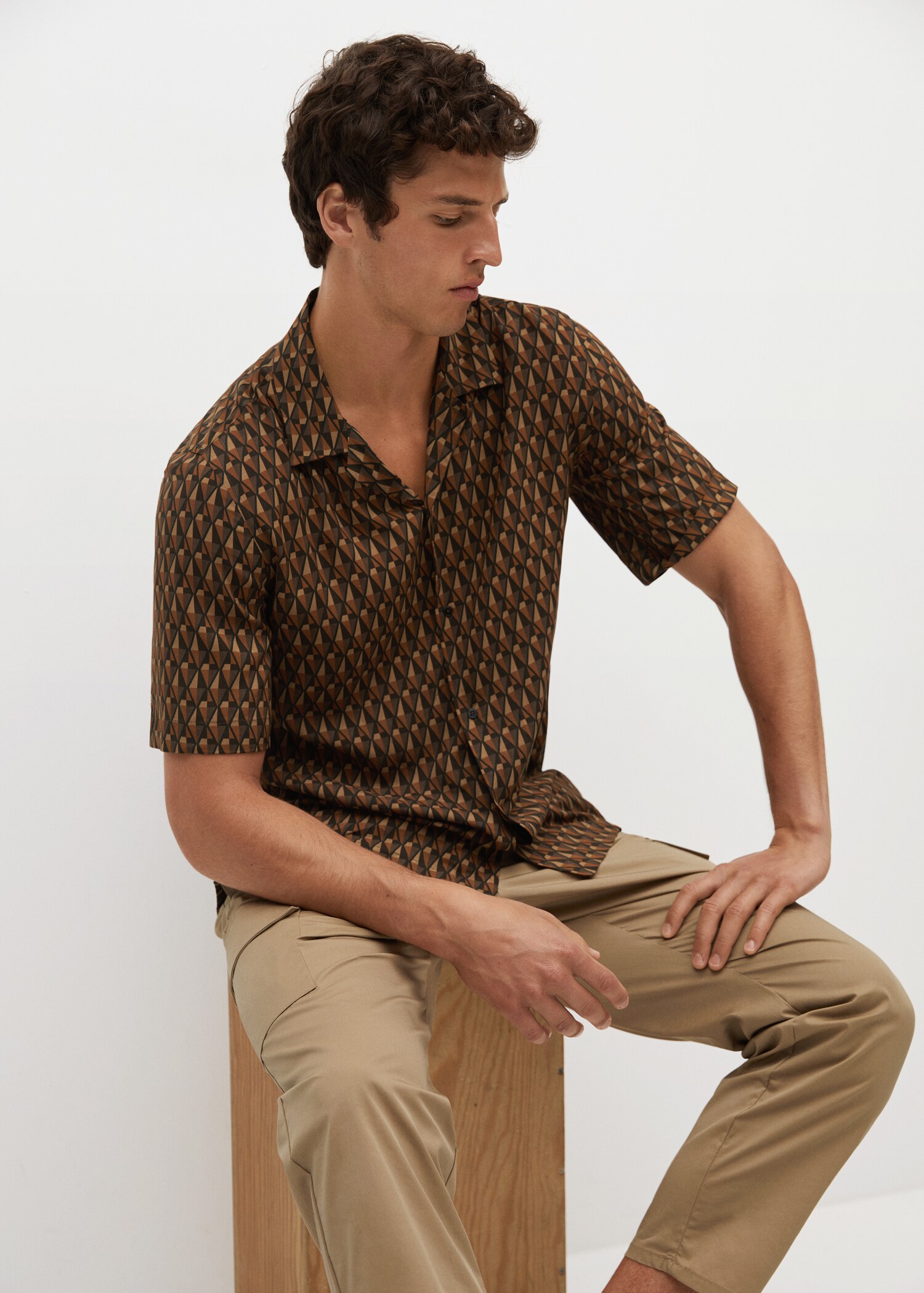 Camisa regular fit lino fluida - Detalle del artículo 2