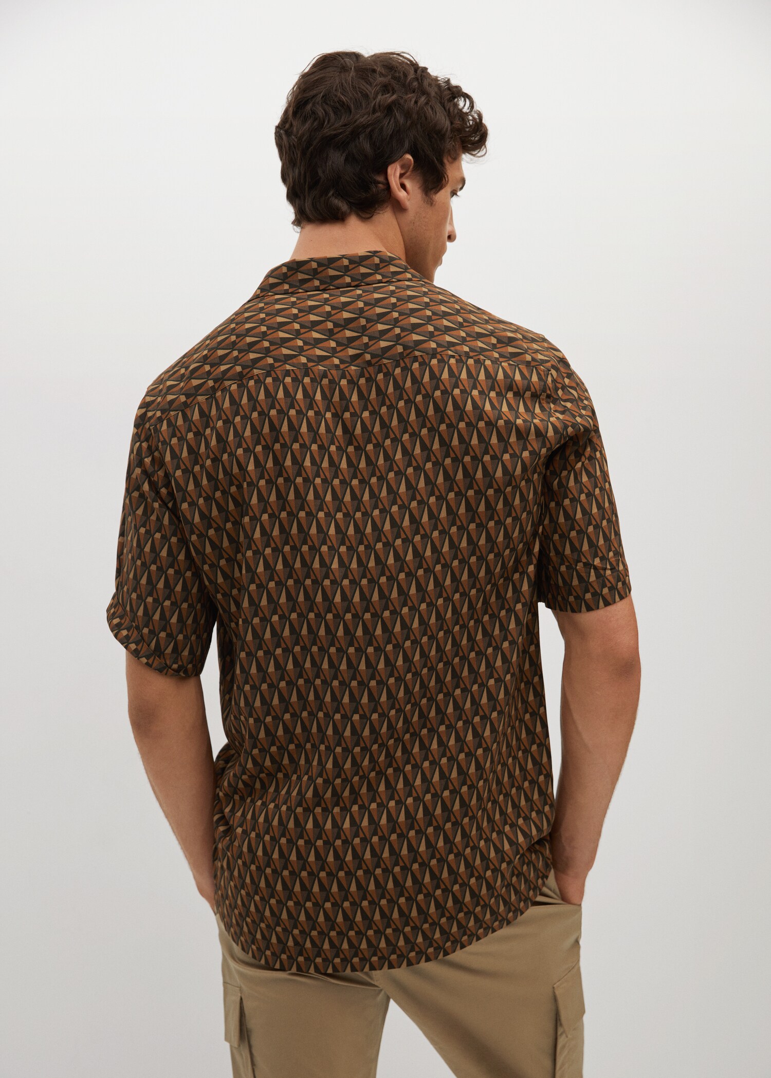 Camisa regular fit lino fluida - Detalle del artículo 3