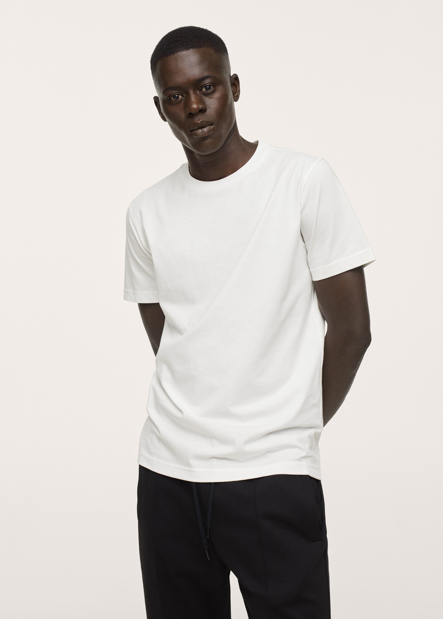 Camiseta básica algodón sostenible - Plano medio