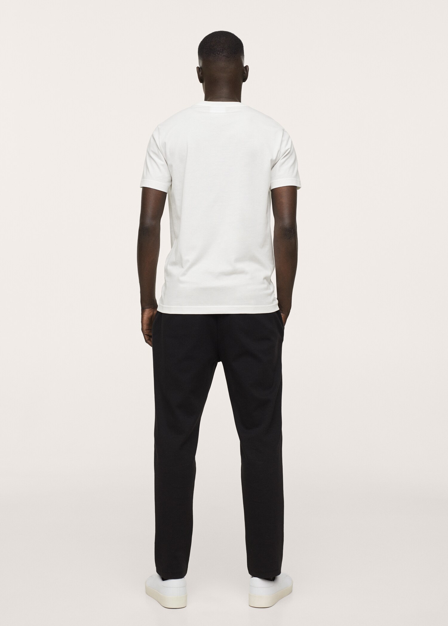 Camiseta básica algodón sostenible - Reverso del artículo