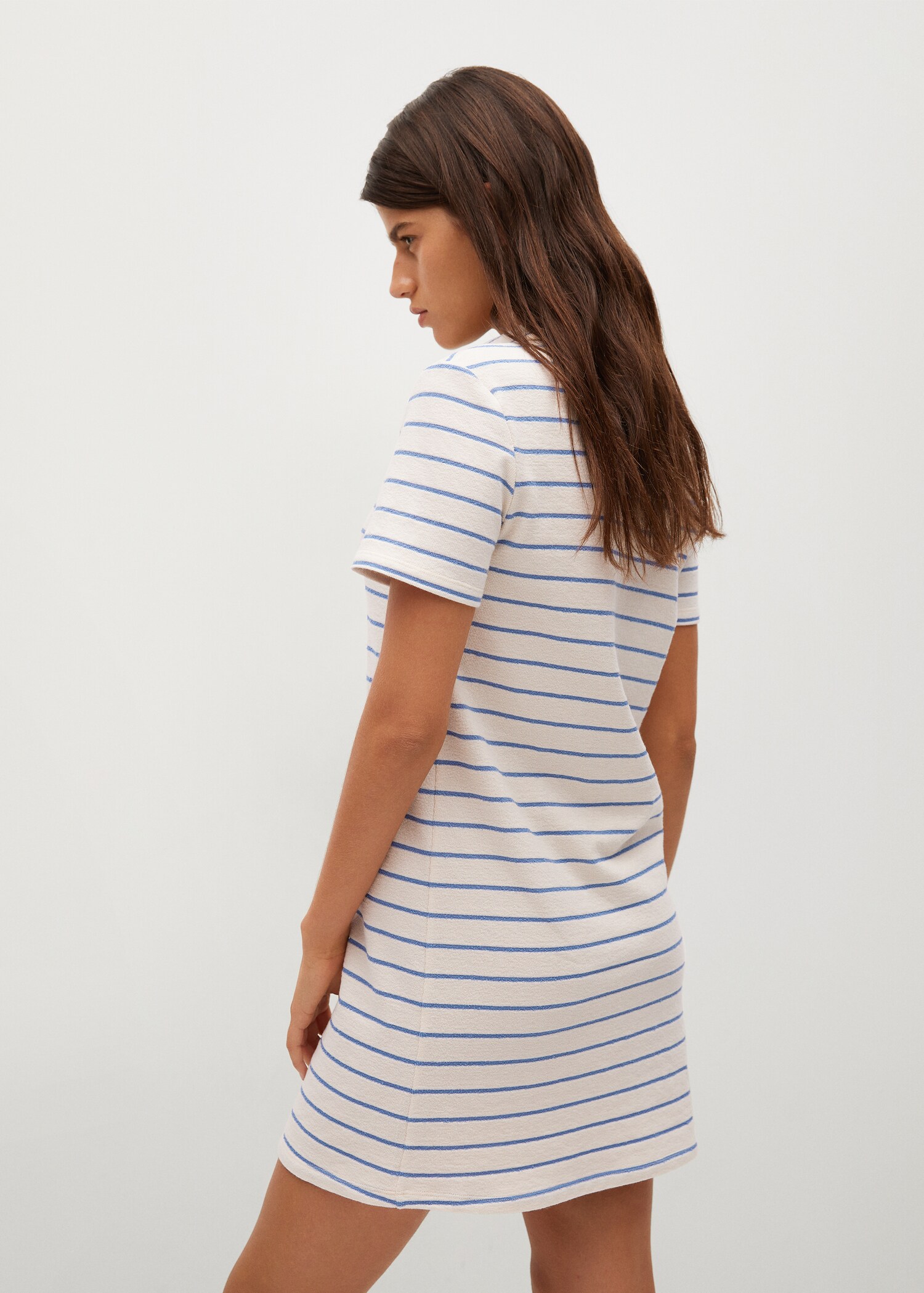Vestido algodón tejido toalla - Reverso del artículo