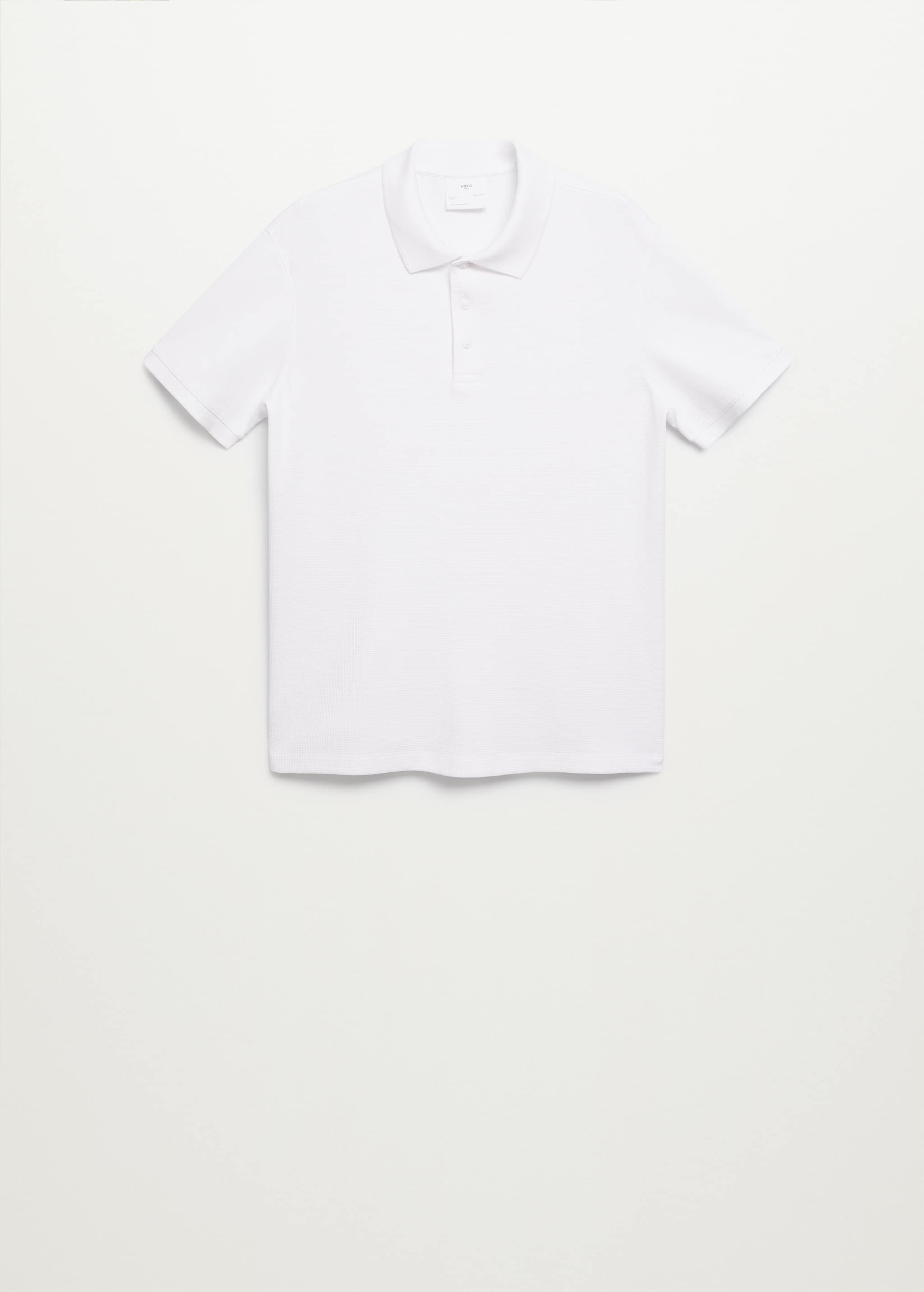 Relaxed cotton jersey polo shirt - Article without model