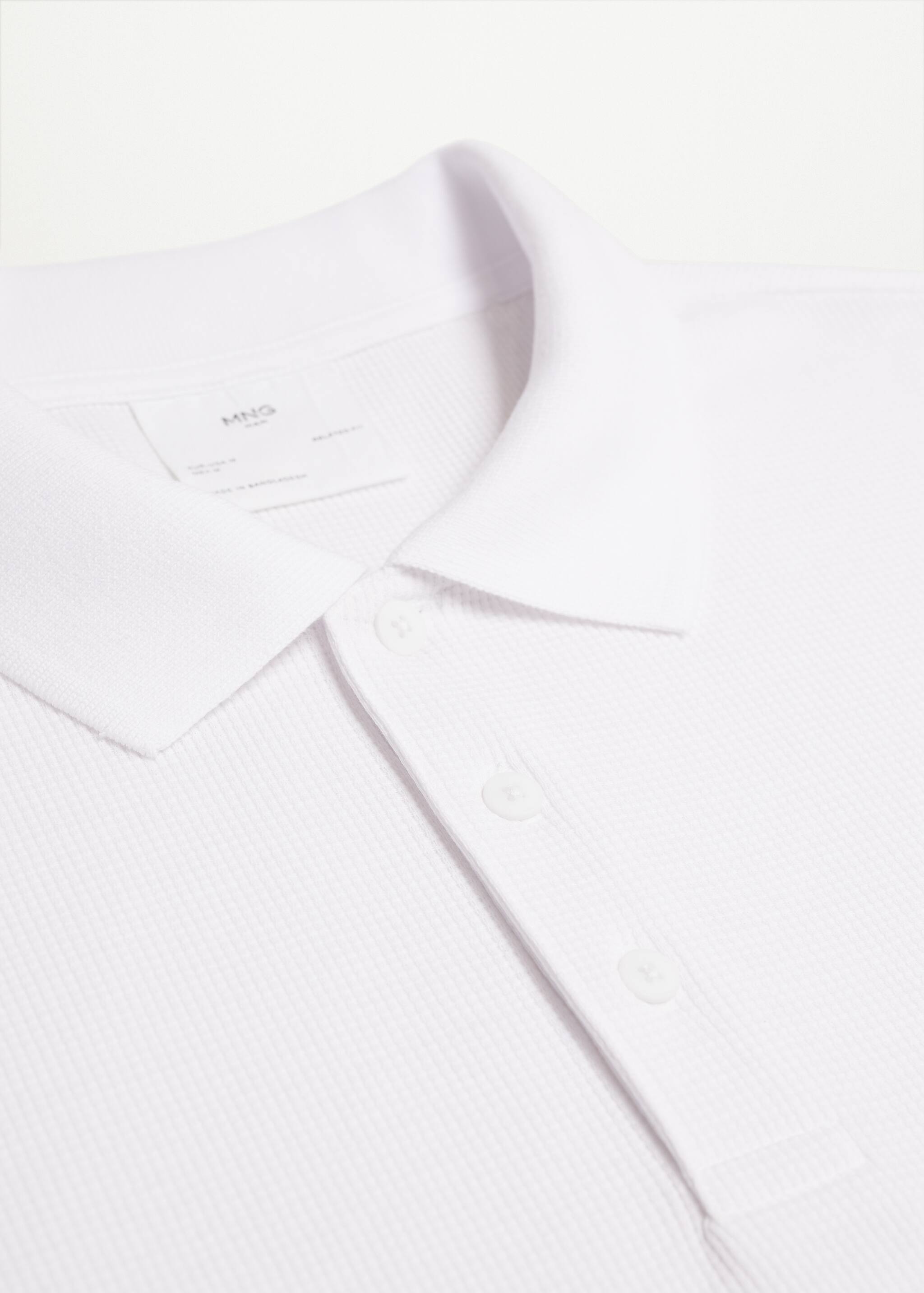 Relaxed cotton jersey polo shirt - Details of the article 8