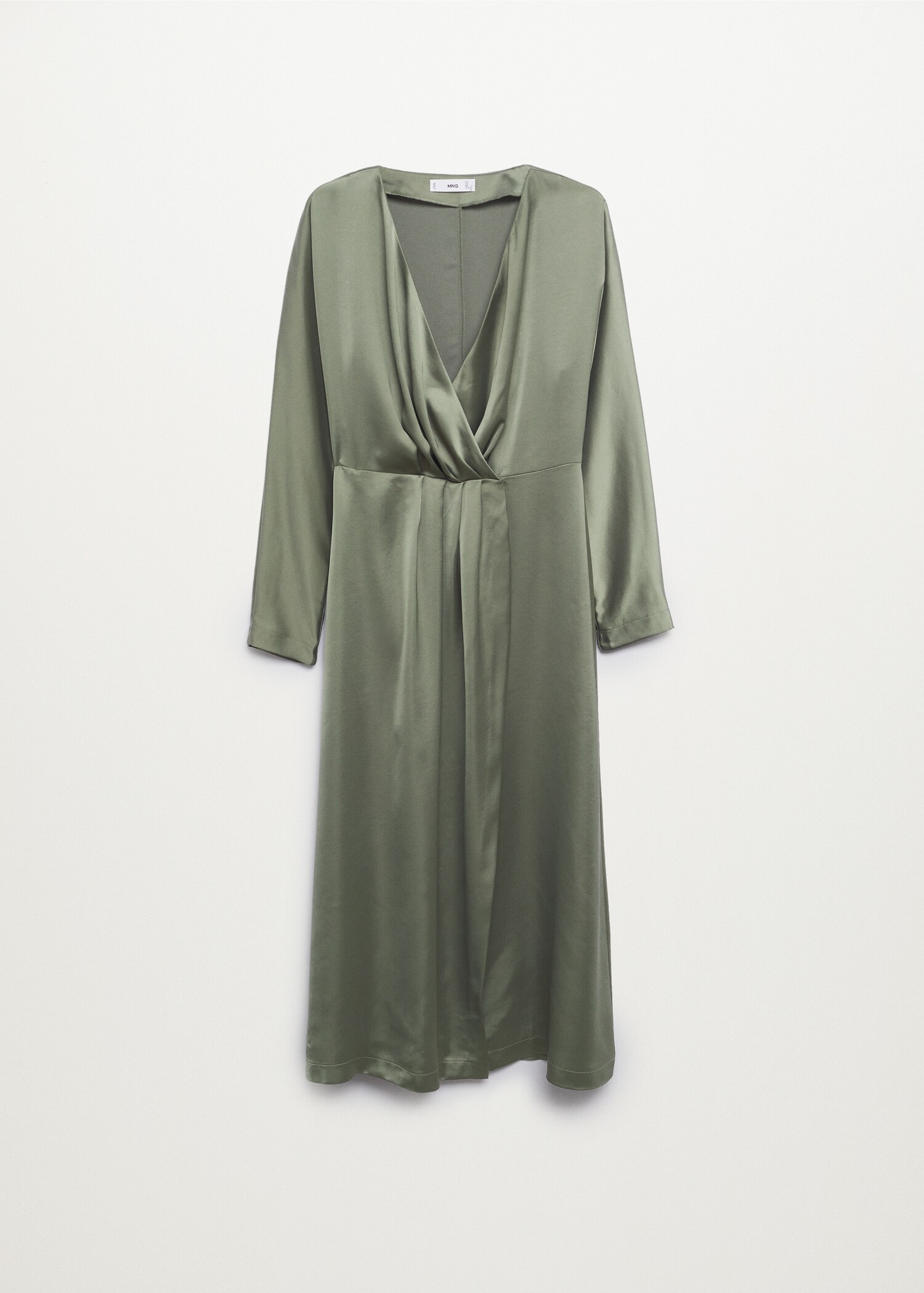 Vestido plisado satinado - Artículo sin modelo