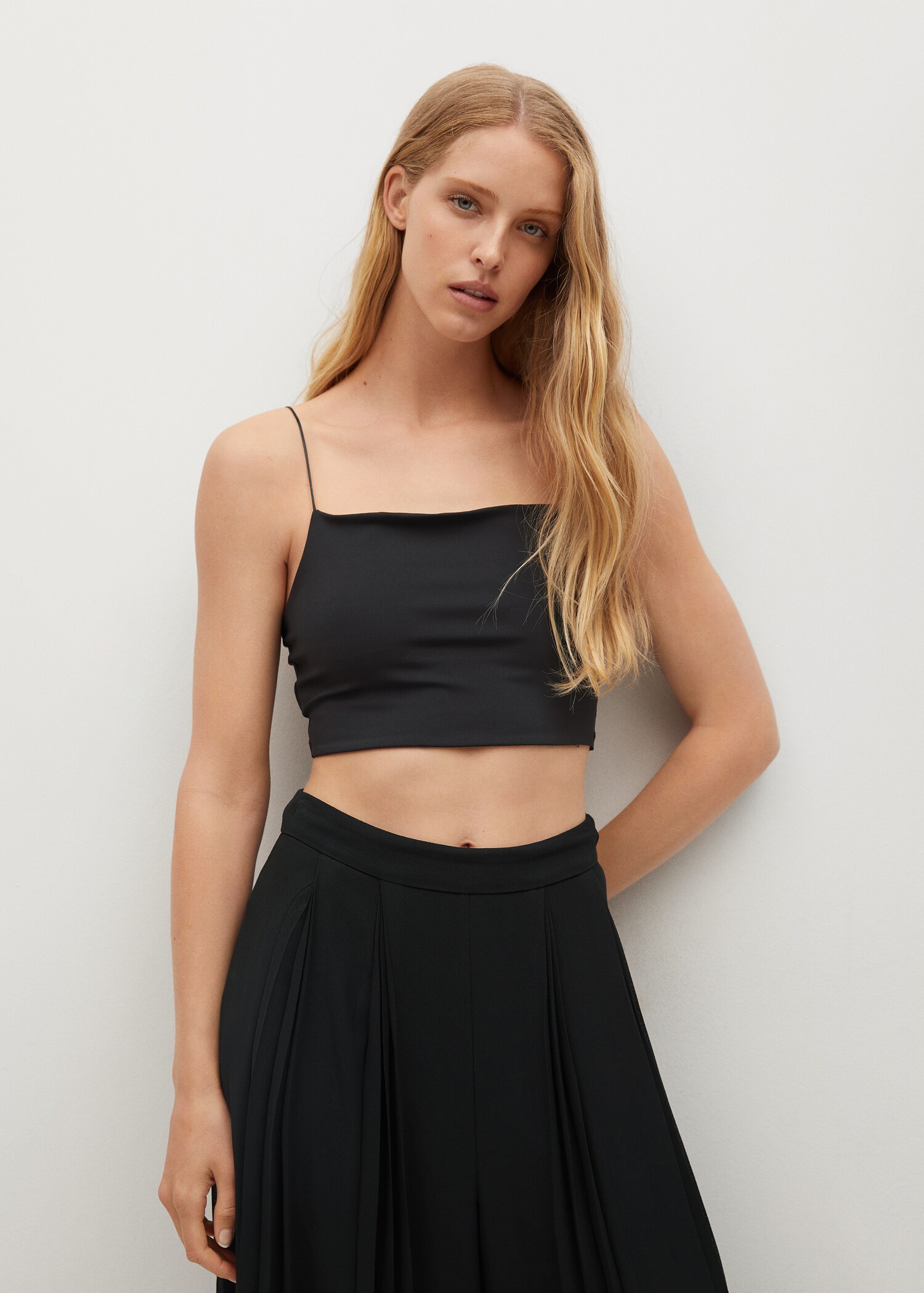 Pantalón culotte pliegues - Detalle del artículo 1