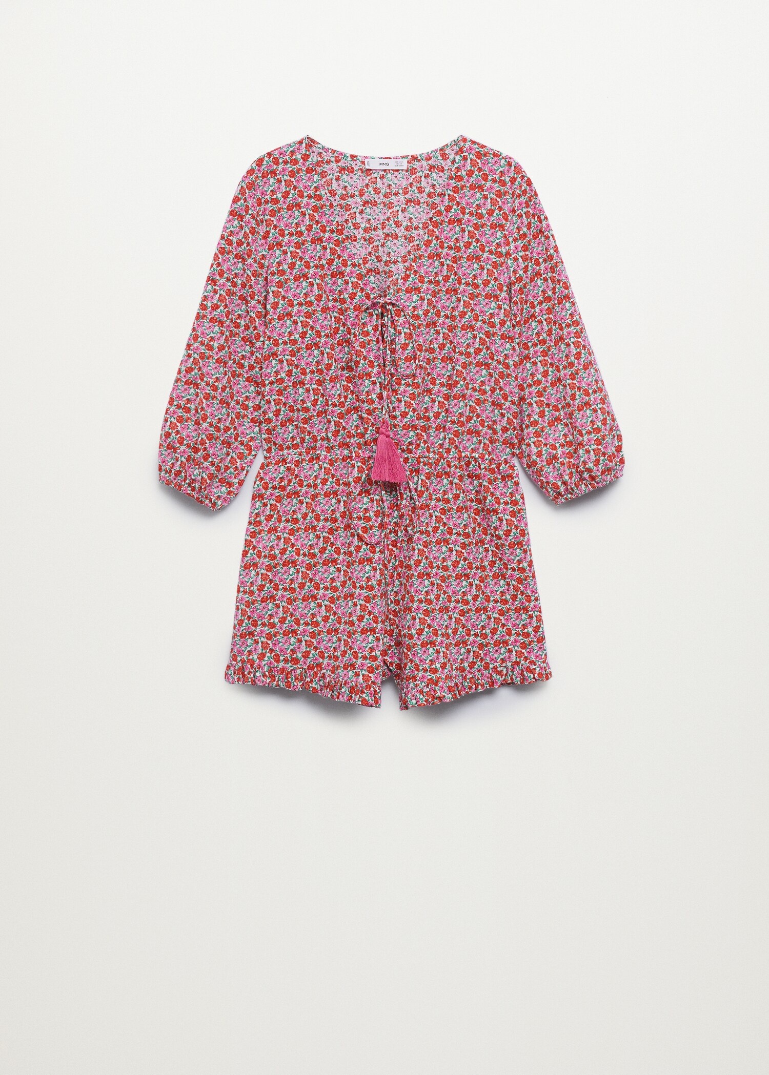 Cotton print jumpsuit - Article without model