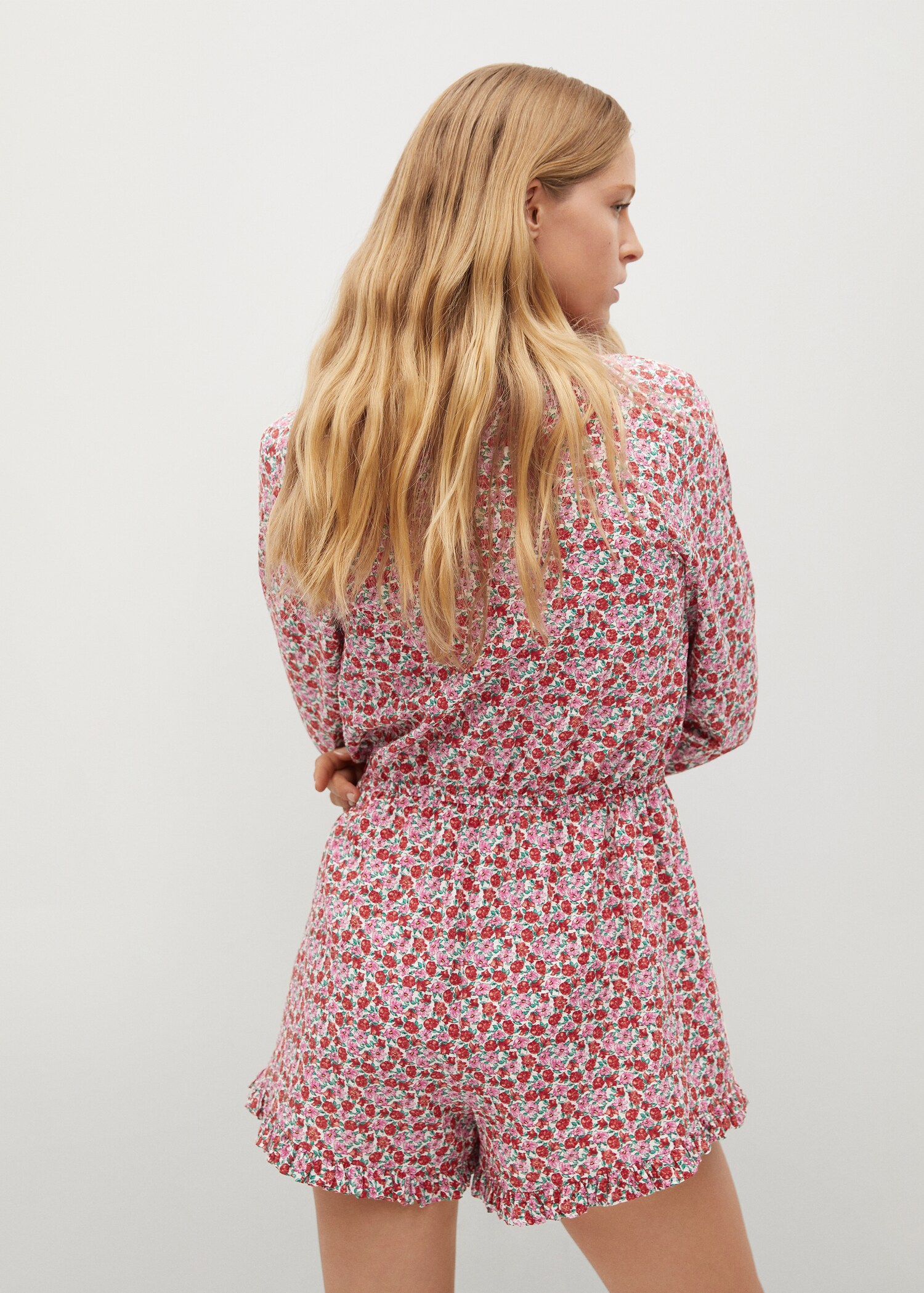 Cotton print jumpsuit - Reverse of the article