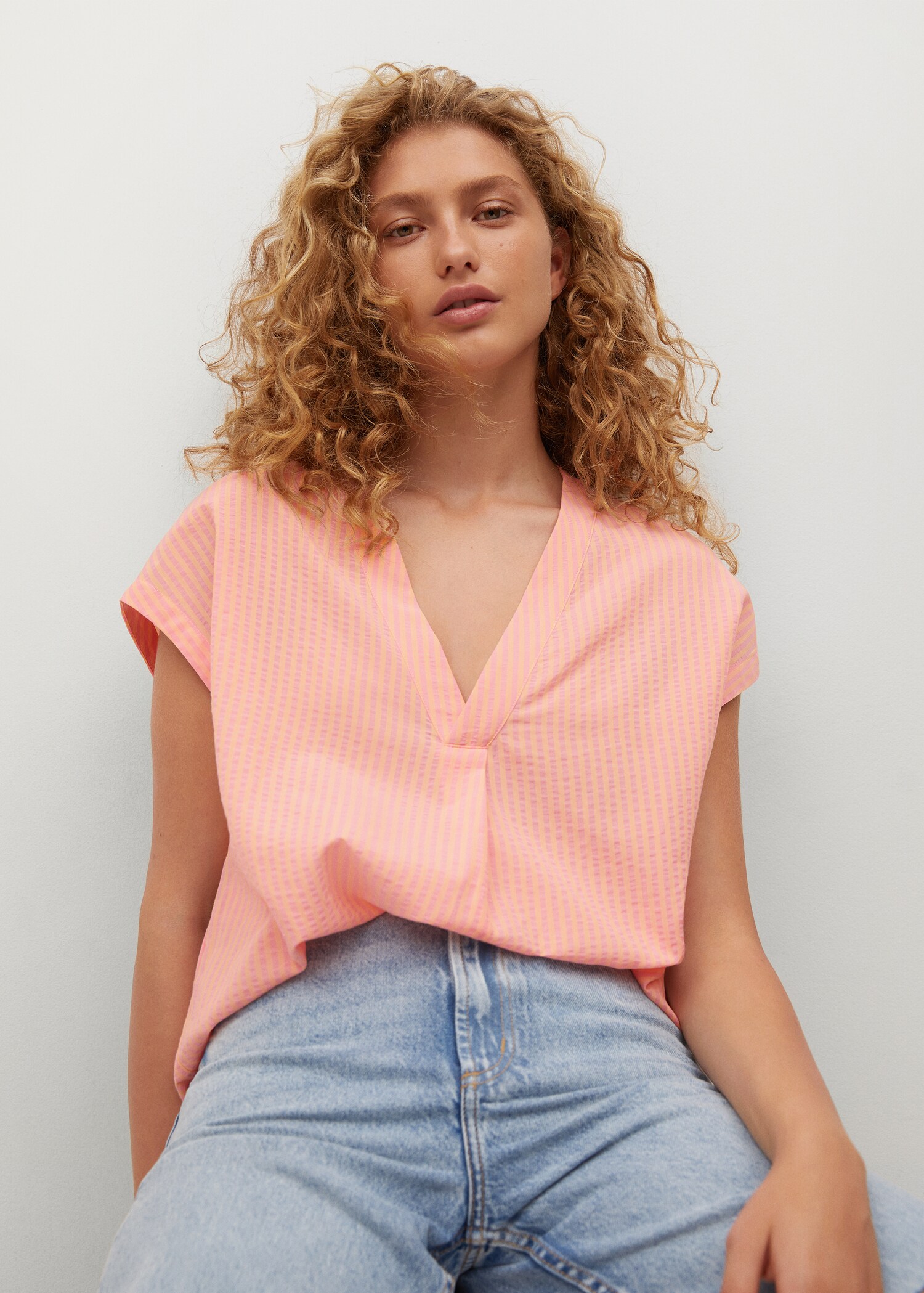 Blusa oversize estampada - Detalle del artículo 2
