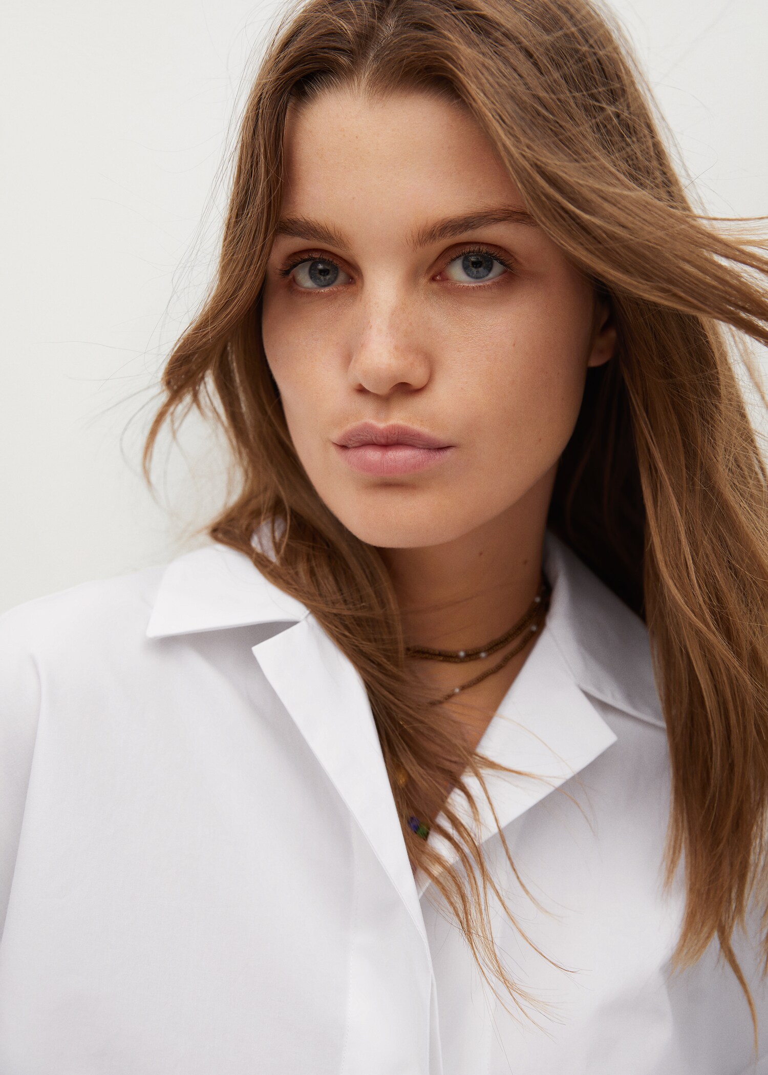 Oversized-Baumwollbluse - Detail des Artikels 1