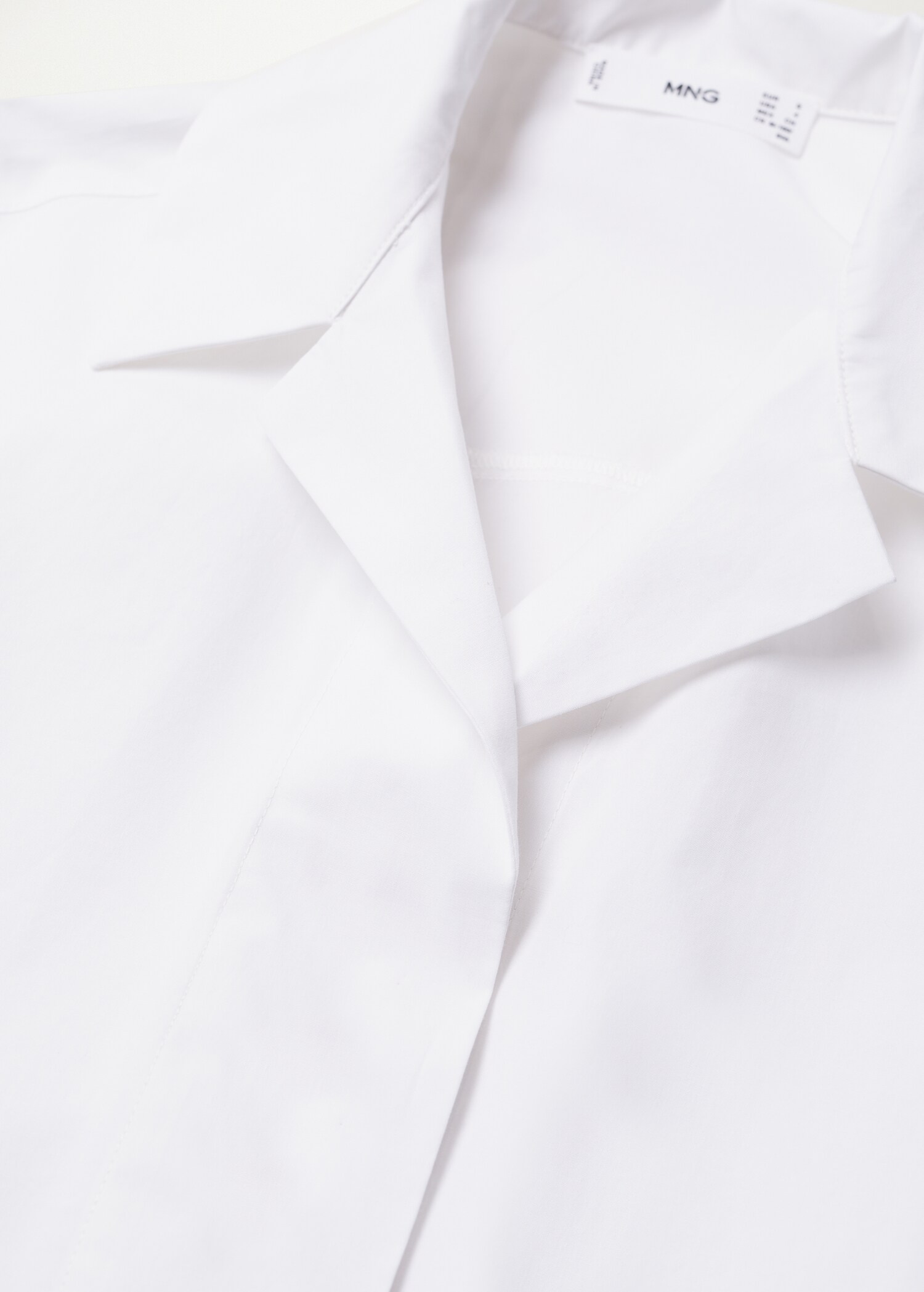 Oversized-Baumwollbluse - Detail des Artikels 8