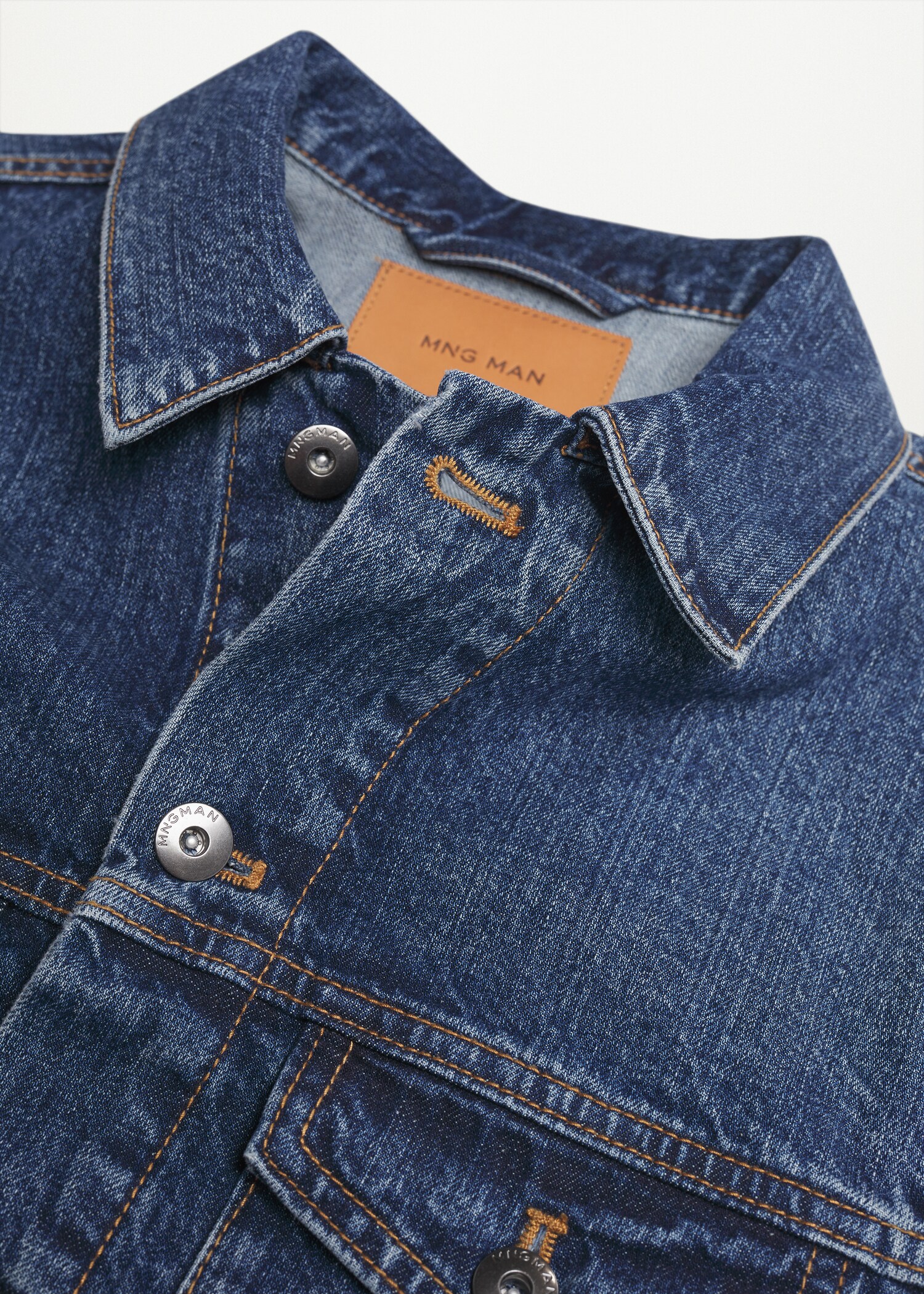 Cazadora denim lavado oscuro - Detalle del artículo 8