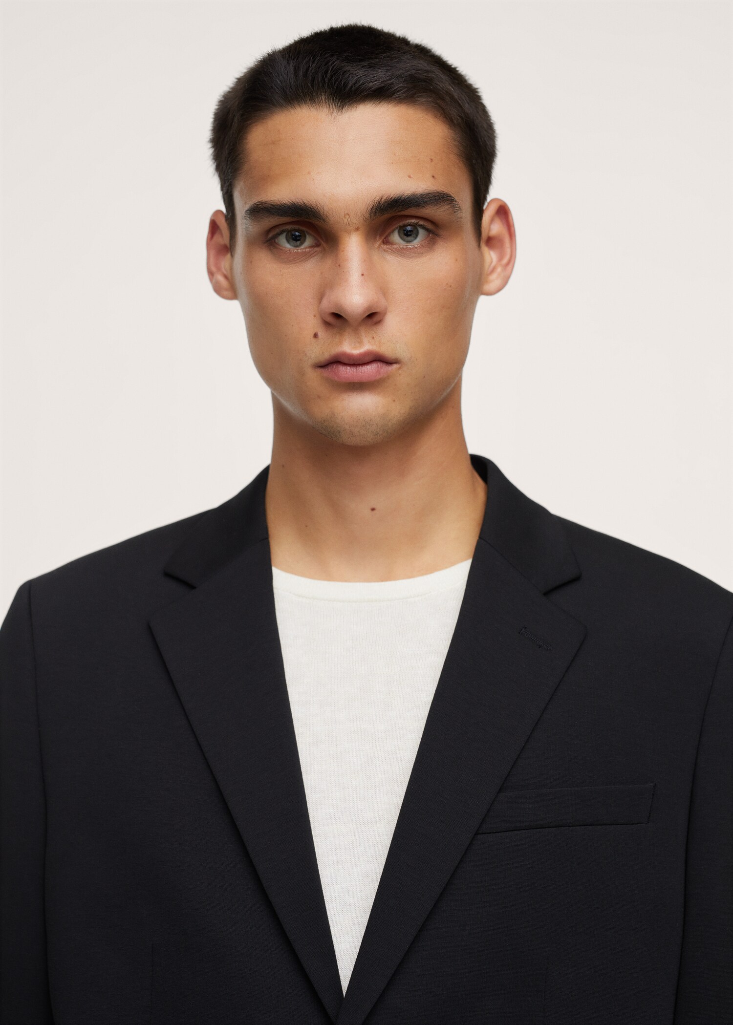 Bavlněné sako slim fit - Detail zboží 2