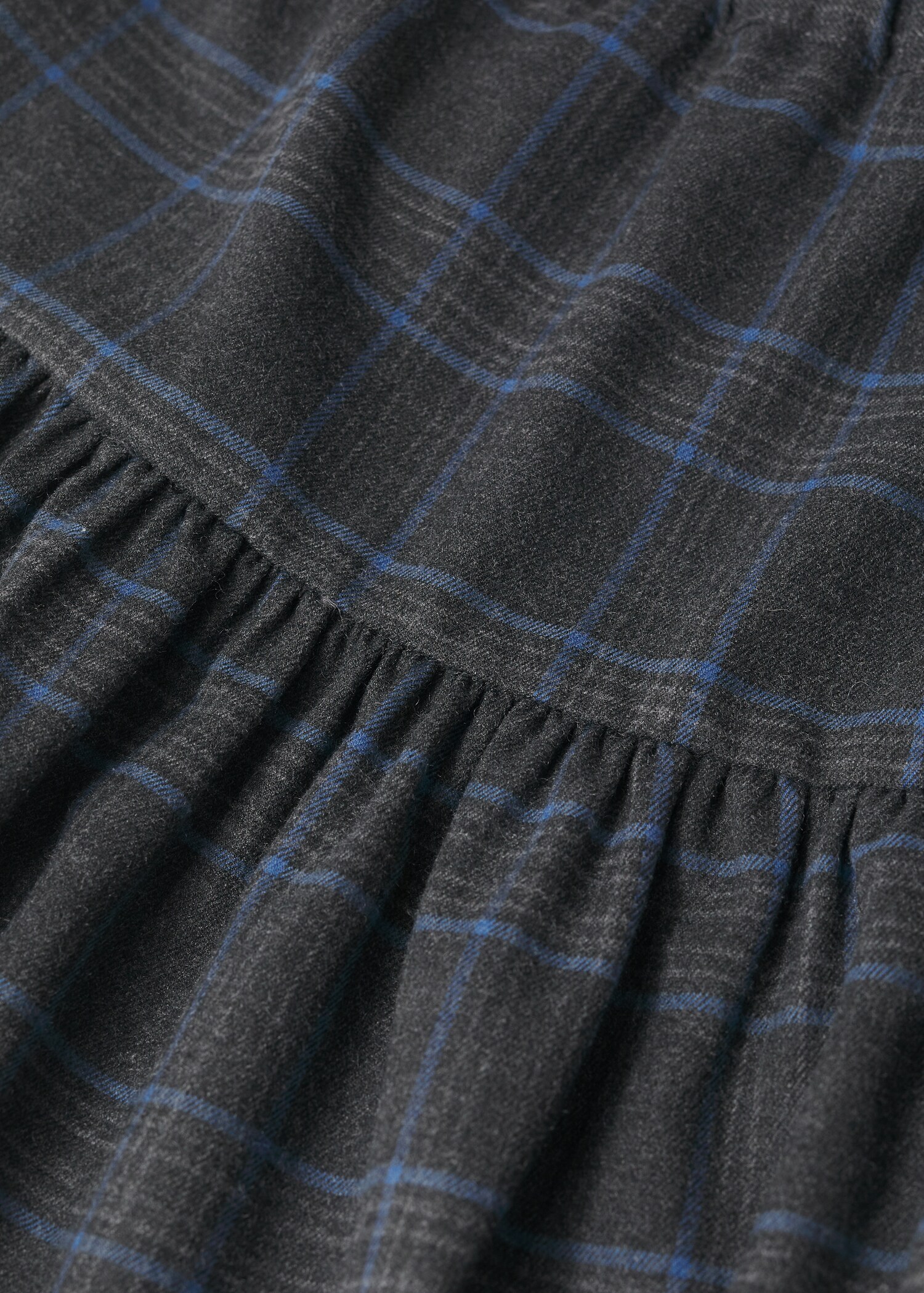 Kostkovaná sukně s volánem - Detail zboží 8