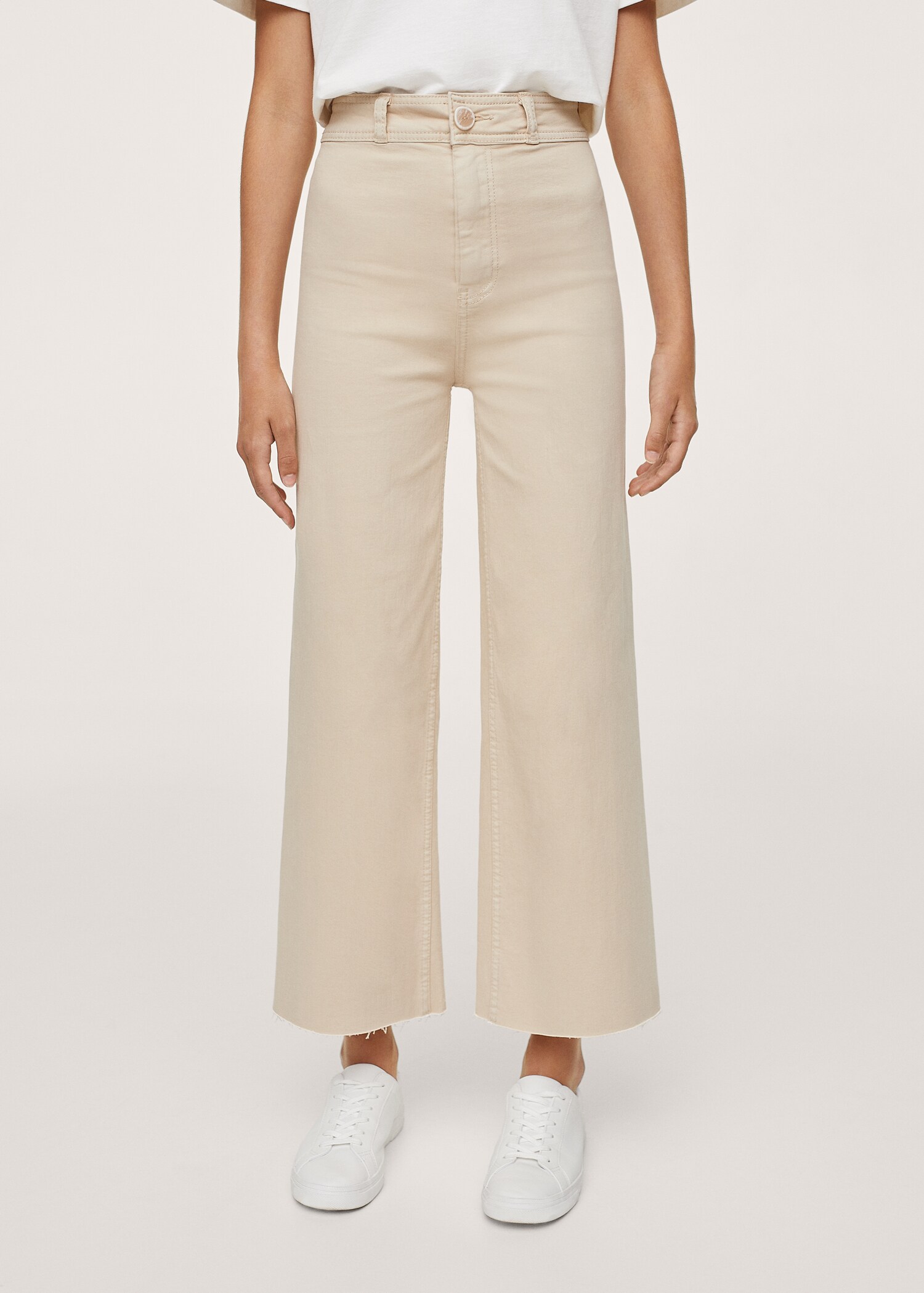 Cropped wide-leg jeans - Details of the article 2