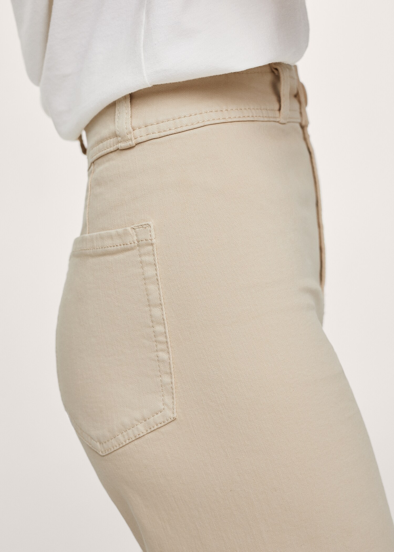 Cropped wide-leg jeans - Details of the article 3