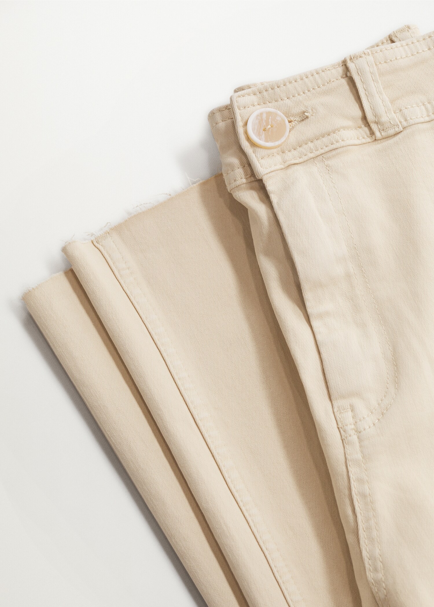 Cropped wide-leg jeans - Details of the article 8