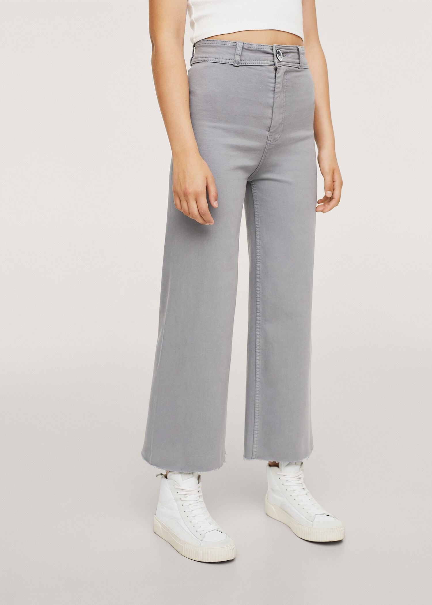 Cropped wide-leg jeans - Details of the article 2