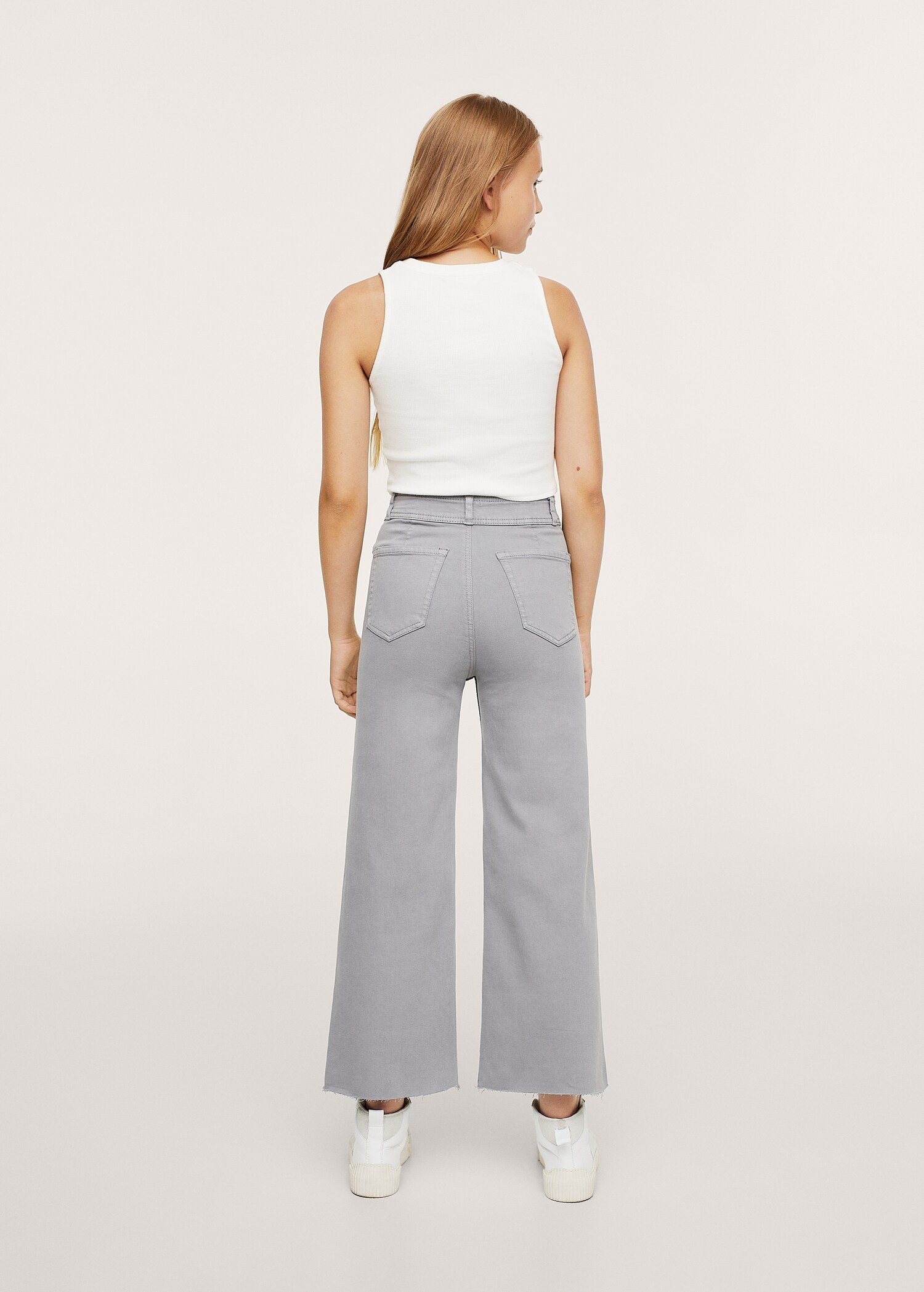 Cropped wide-leg jeans - Details of the article 3