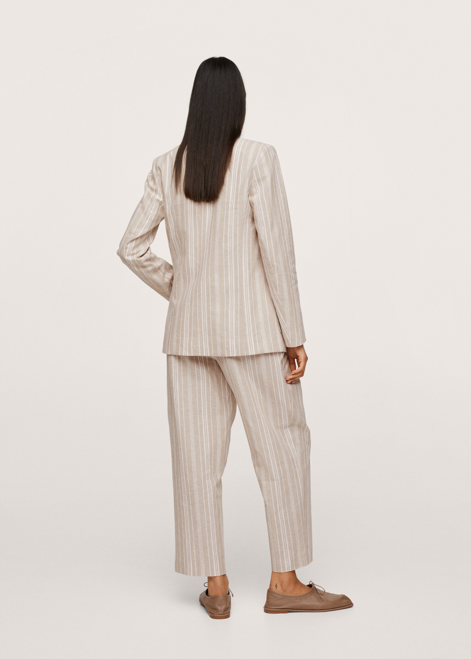Pantalón traje lino - Reverso del artículo