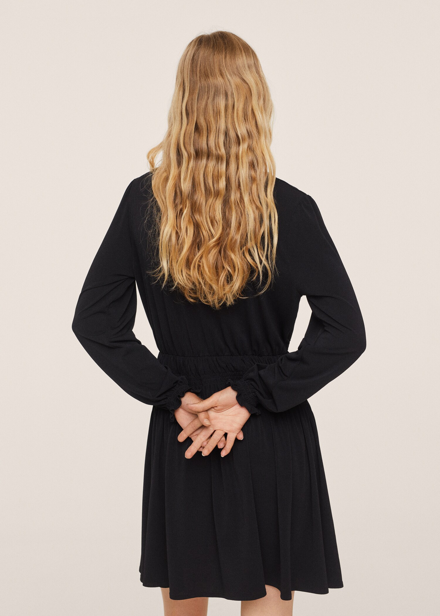 Vestido escote cruzado - Reverso del artículo