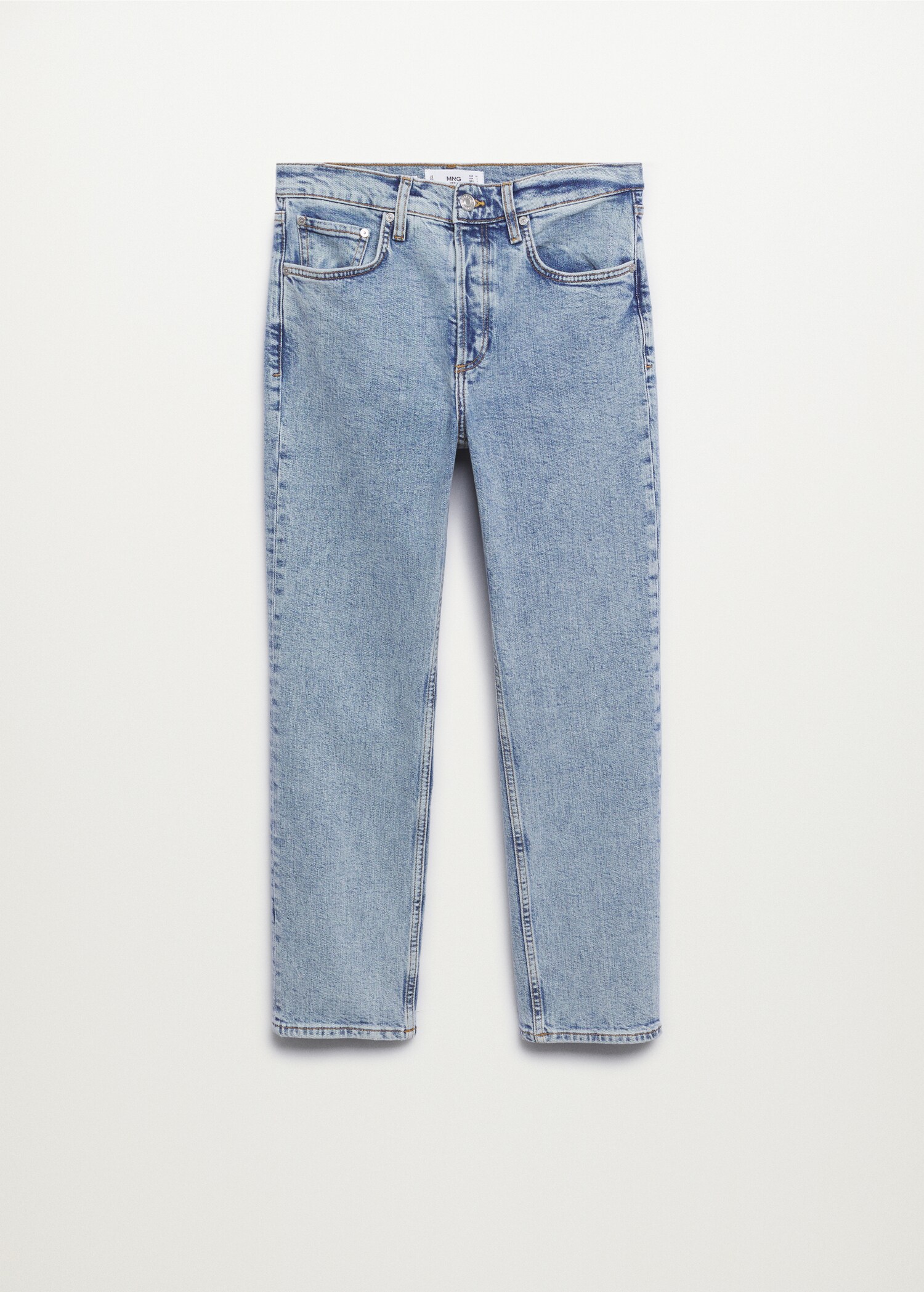 Jeans rectos tobilleros - Artículo sin modelo