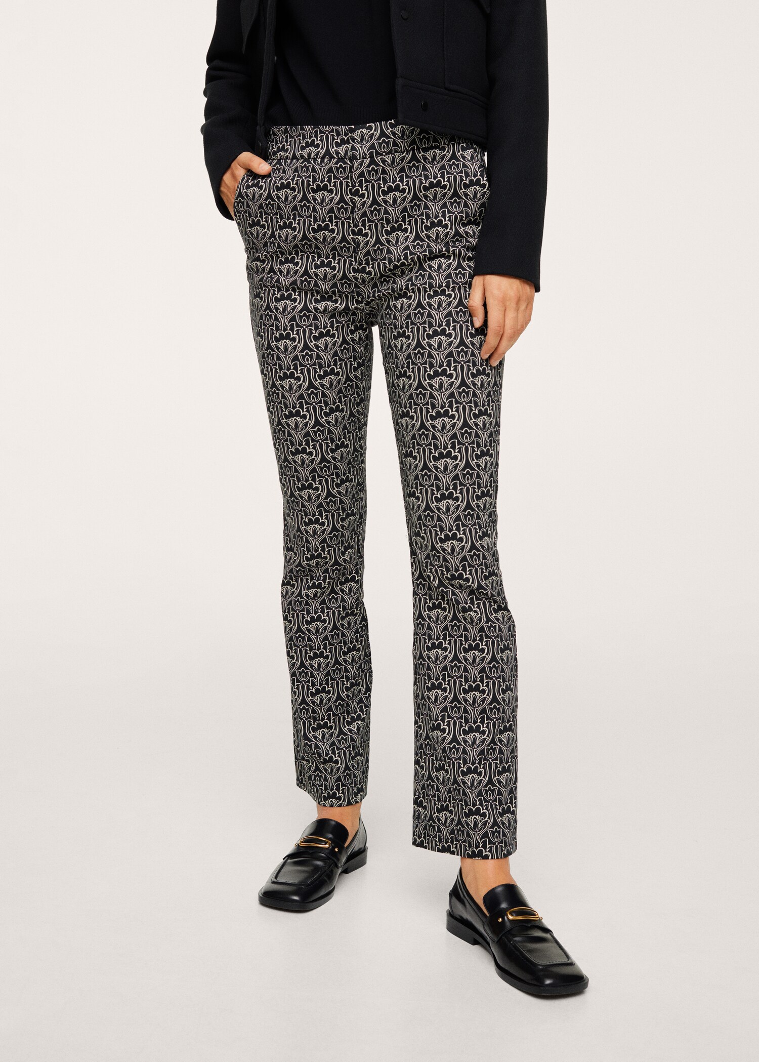 Pantalón flare estampado - Detalle del artículo 2