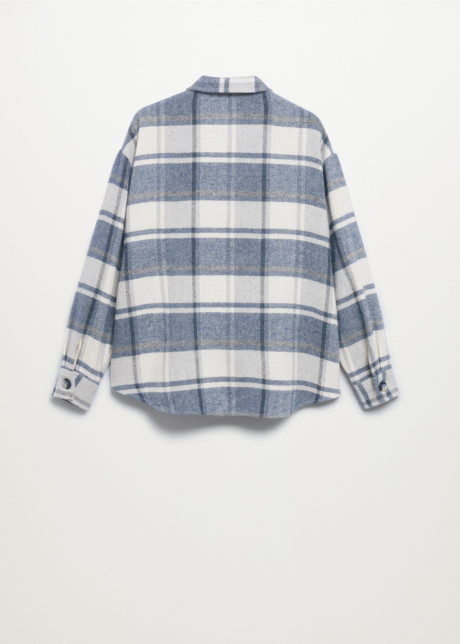 Sobrecamisa cuadros oversize - Reverso del artículo