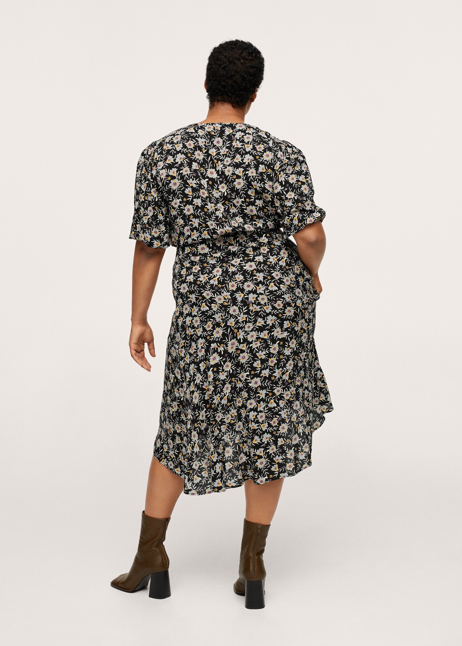 Vestido estampado floral - Reverso del artículo