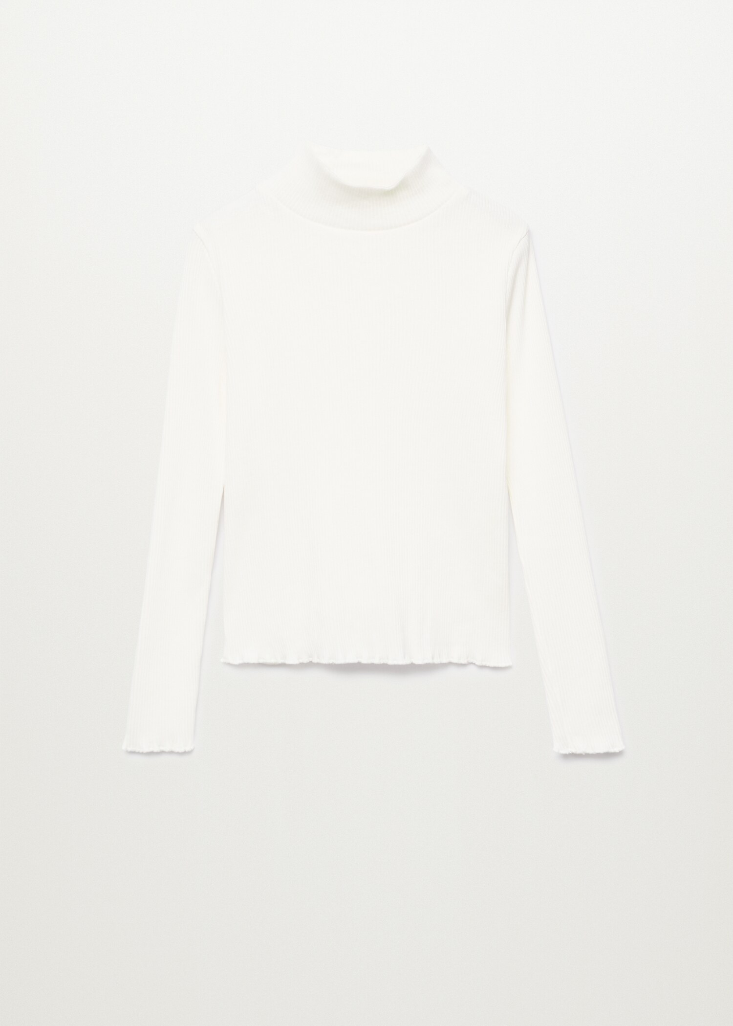 Camiseta manga larga canalé - Artículo sin modelo