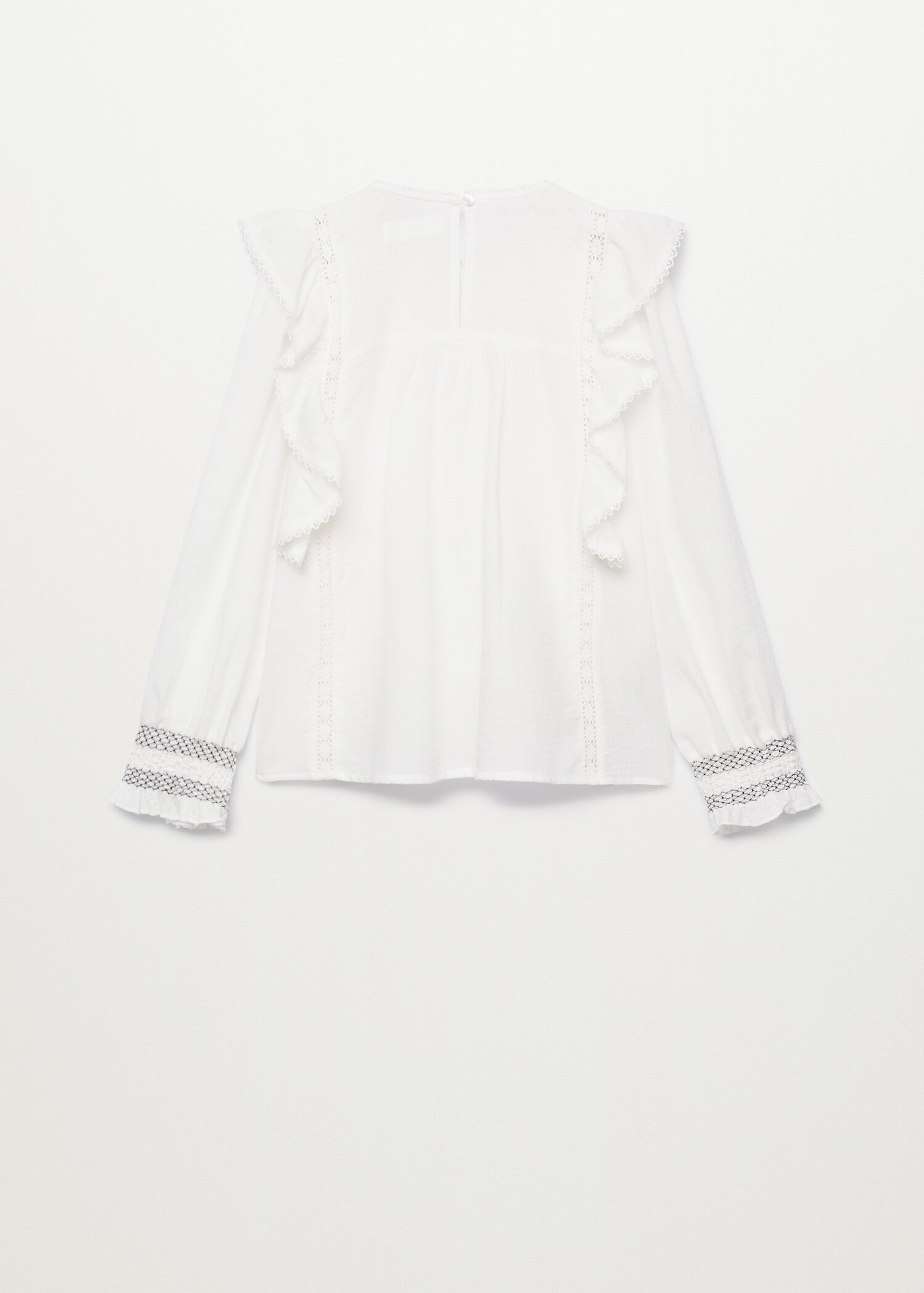 Camisa algodón volantes - Reverso del artículo