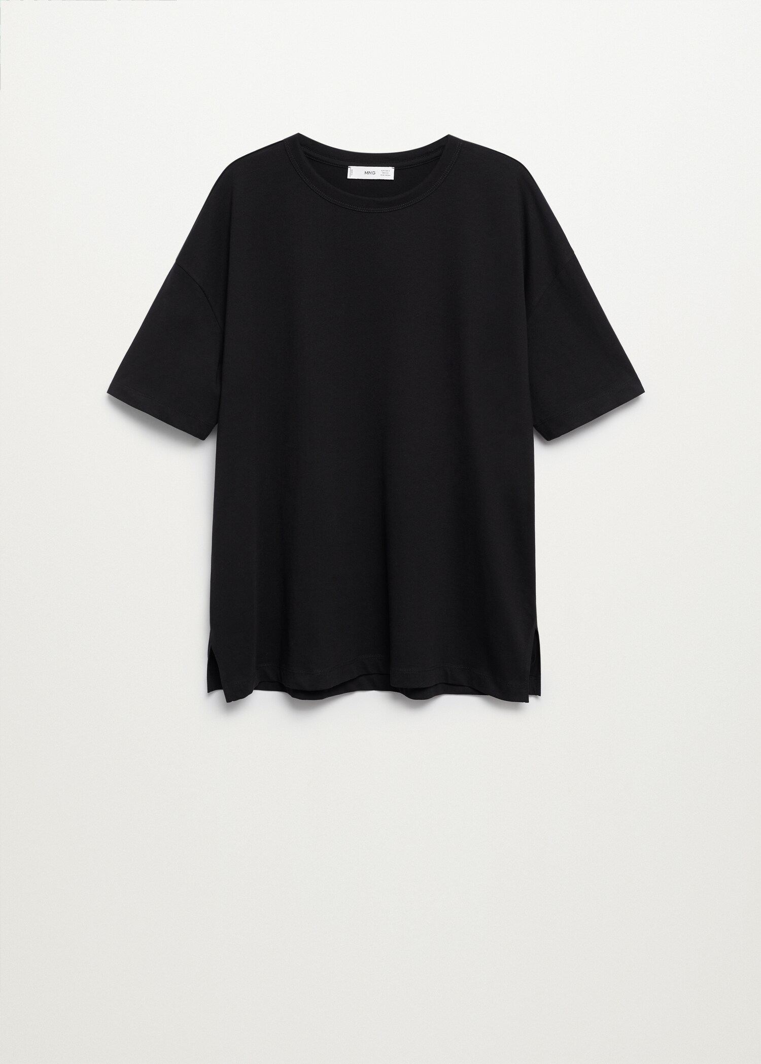Bavlněné tričko oversize - Zboží bez modelu