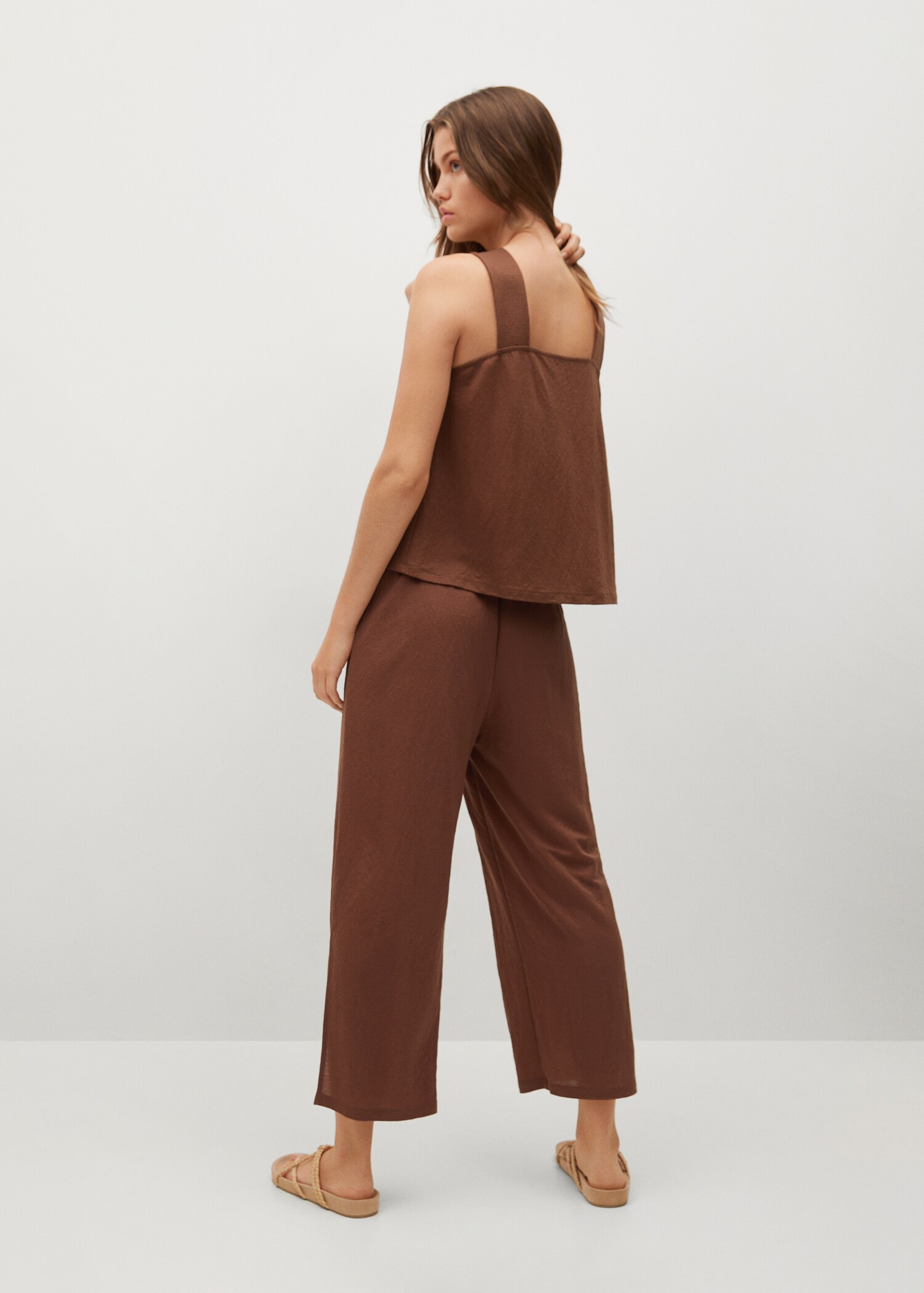 Crop top s uzlem - Zadní strana zboží