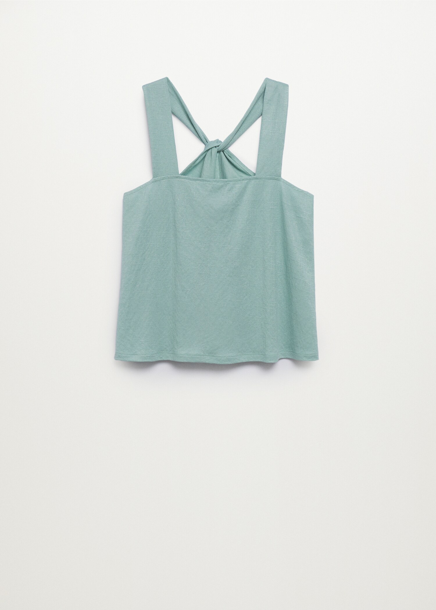 Crop top s uzlem - Zboží bez modelu