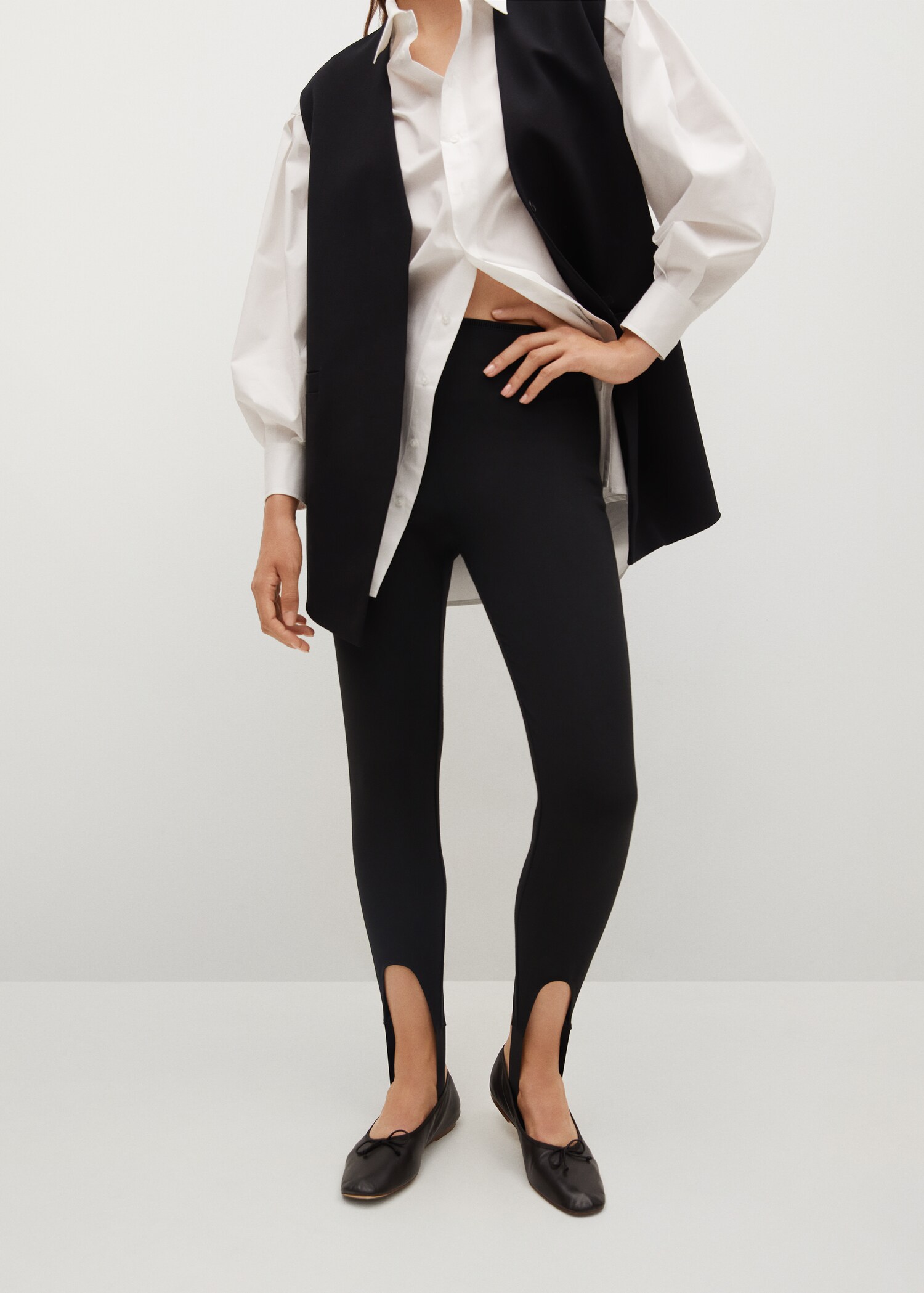 Basic fuseau leggings   - Medium plane