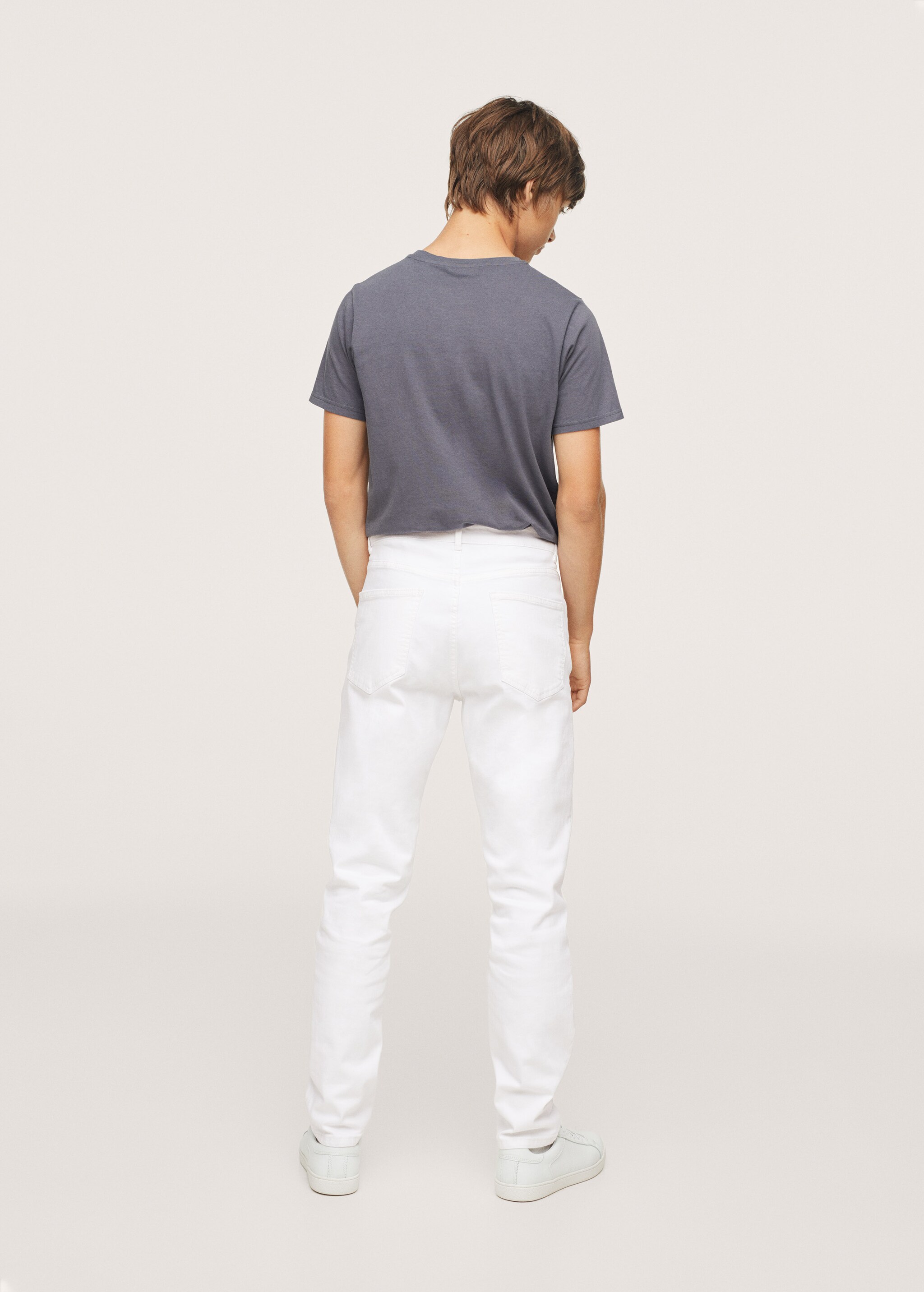 Regular-fit cotton trousers - Details of the article 2