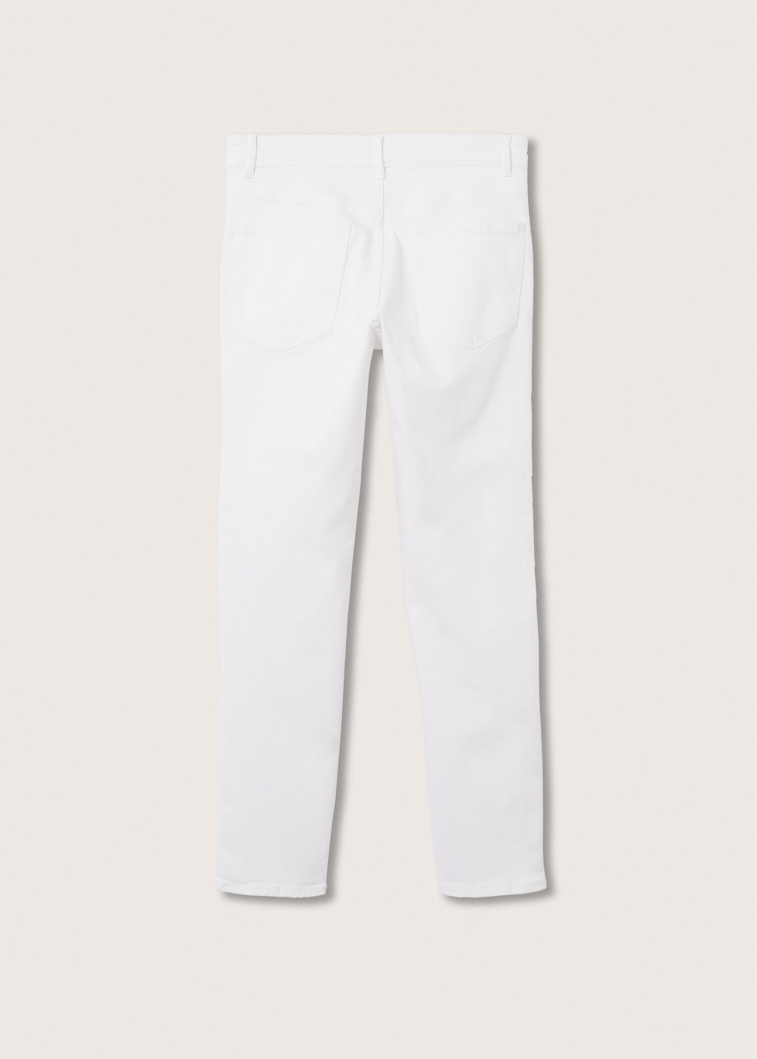 Regular-fit cotton trousers - Reverse of the article