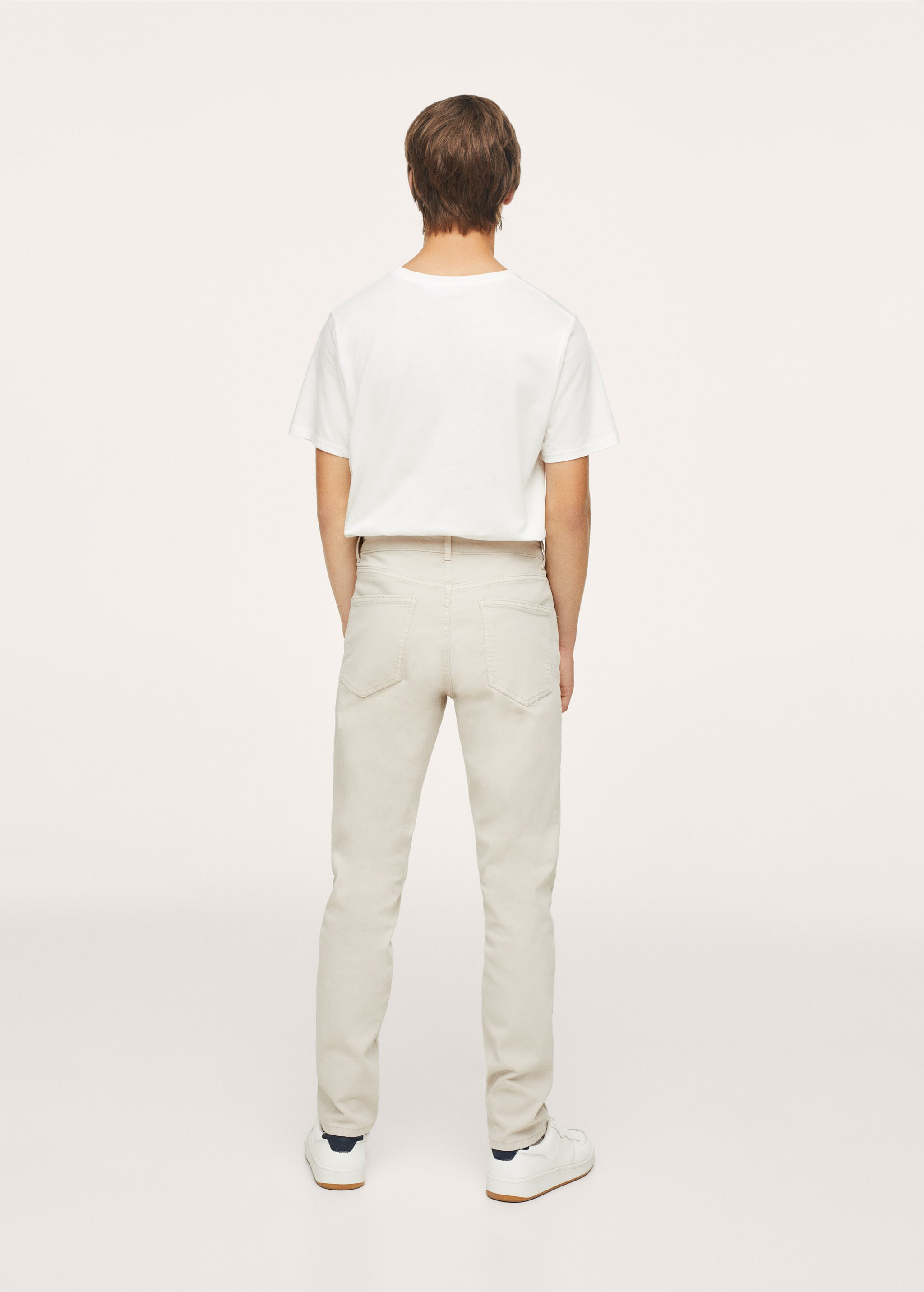 Regular-fit cotton trousers - Details of the article 2