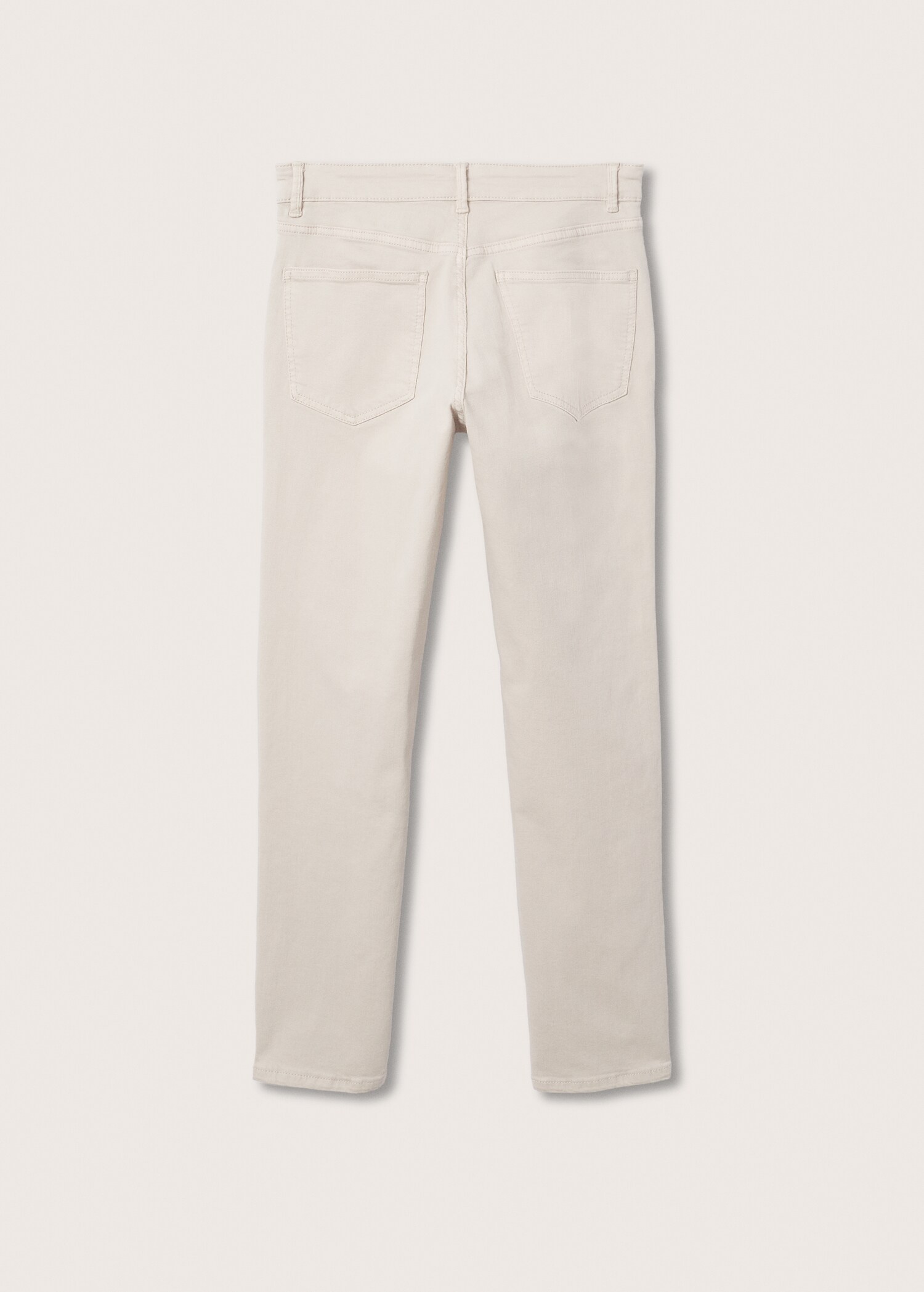 Regular-fit cotton trousers - Reverse of the article