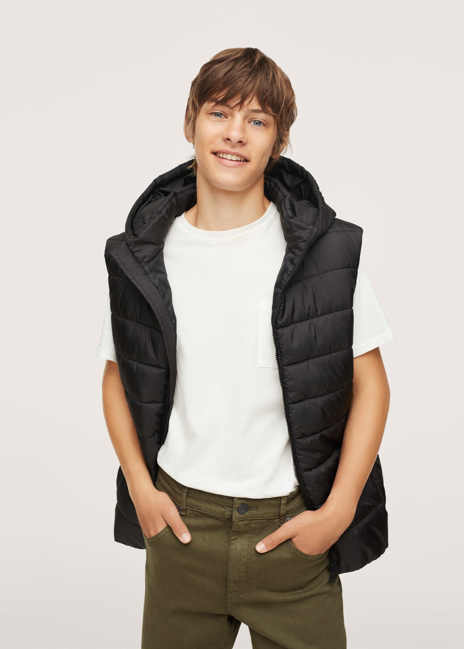 Bavlněné kalhoty regular fit - Detail zboží 1