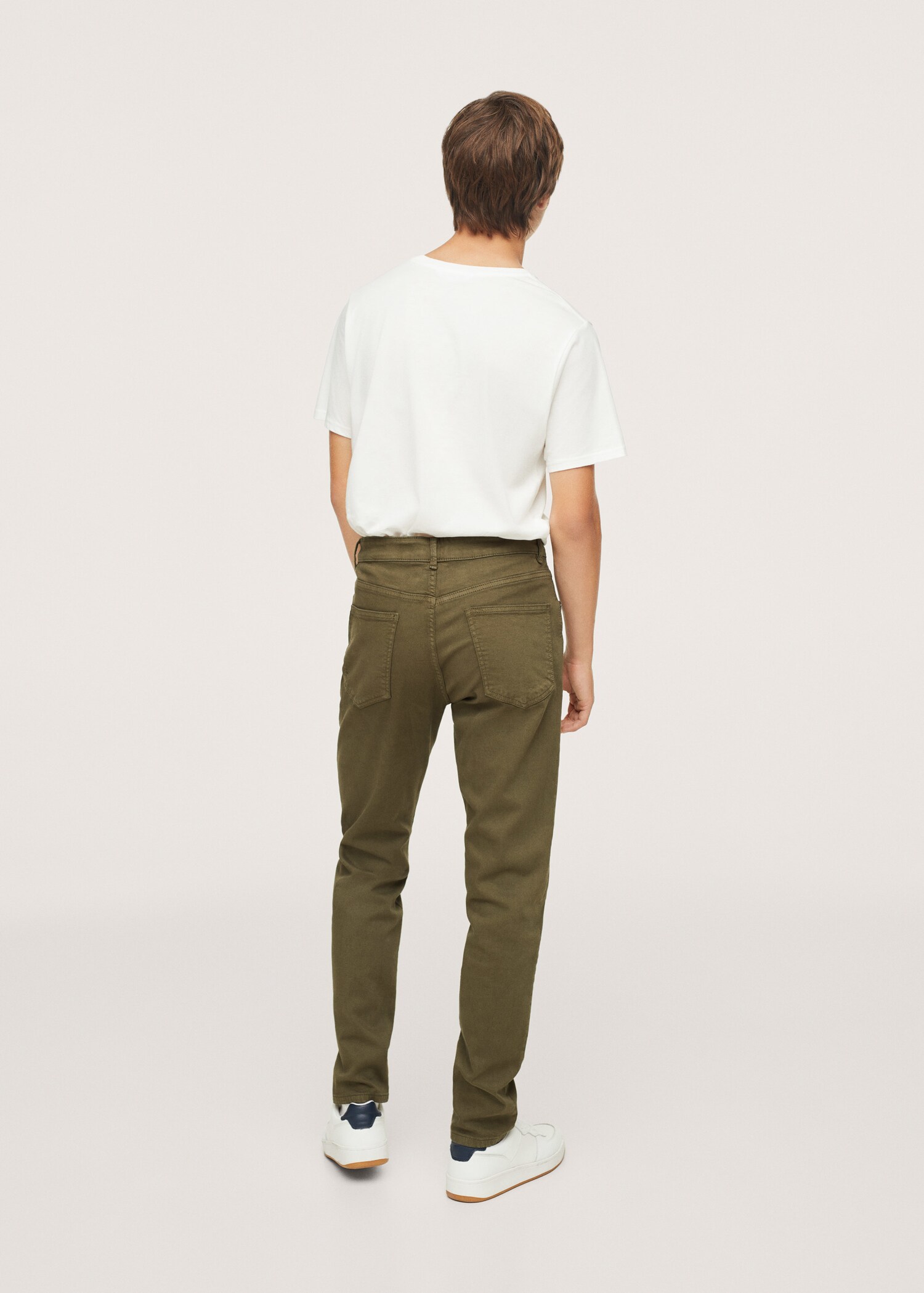 Bavlněné kalhoty regular fit - Detail zboží 2