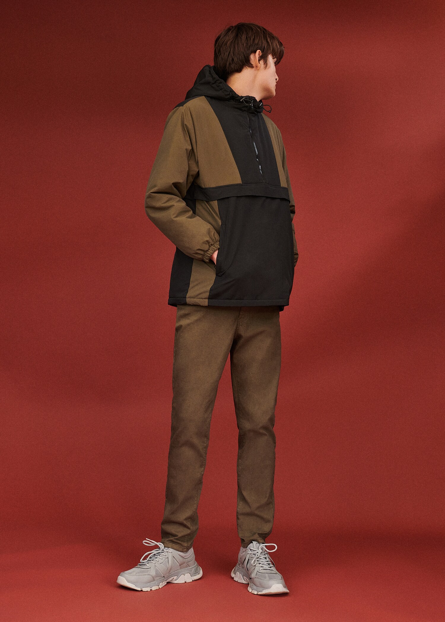 Bavlněné kalhoty regular fit - Detail zboží 5