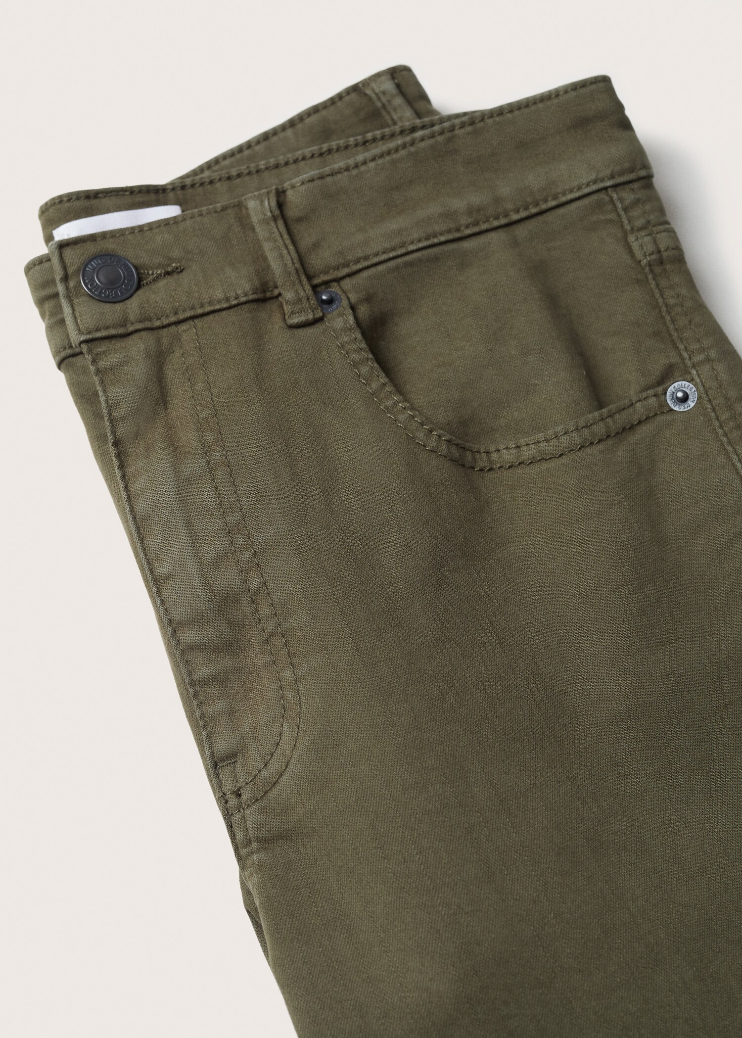 Bavlněné kalhoty regular fit - Detail zboží 8