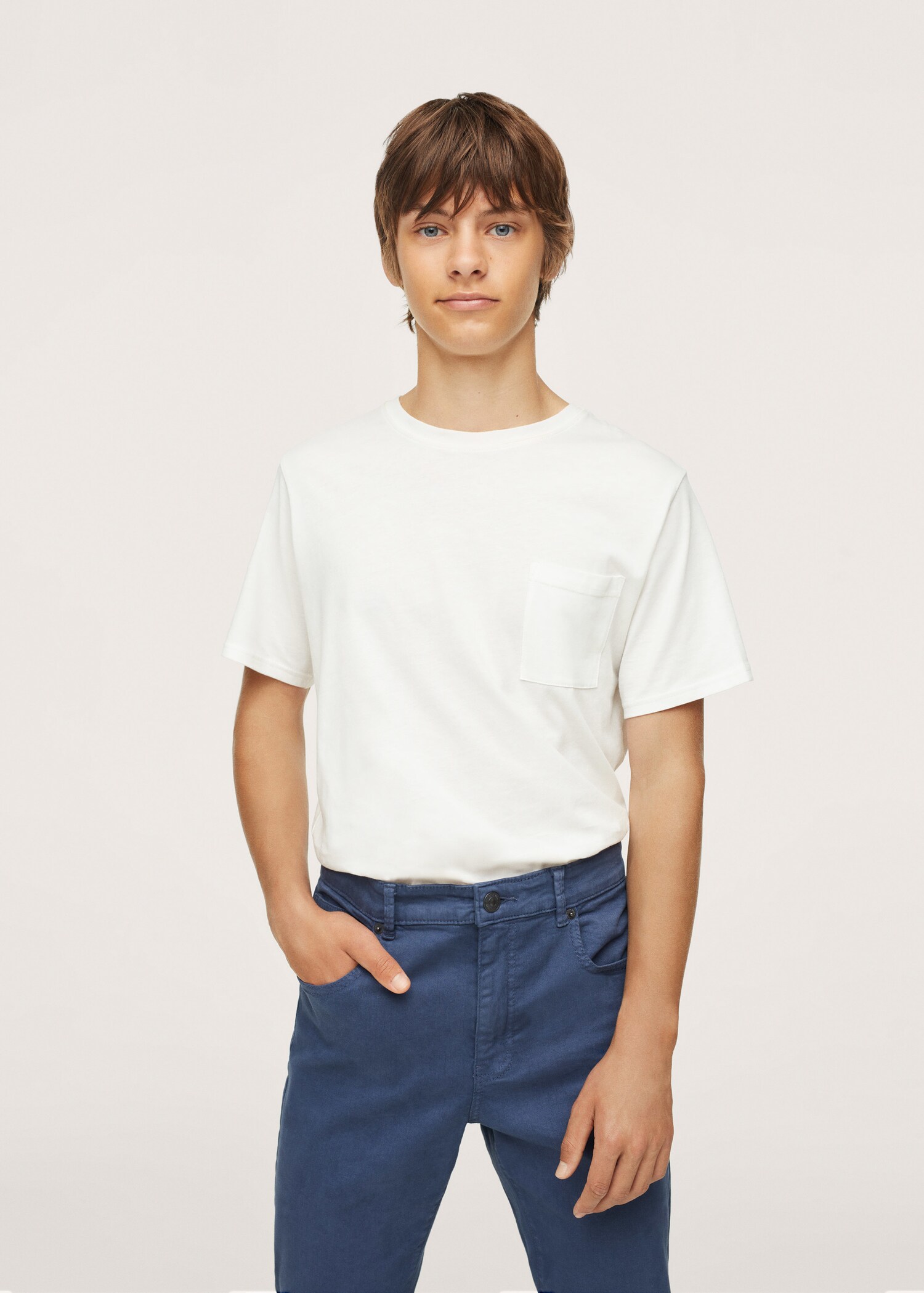 Bavlněné kalhoty regular fit - Detail zboží 1