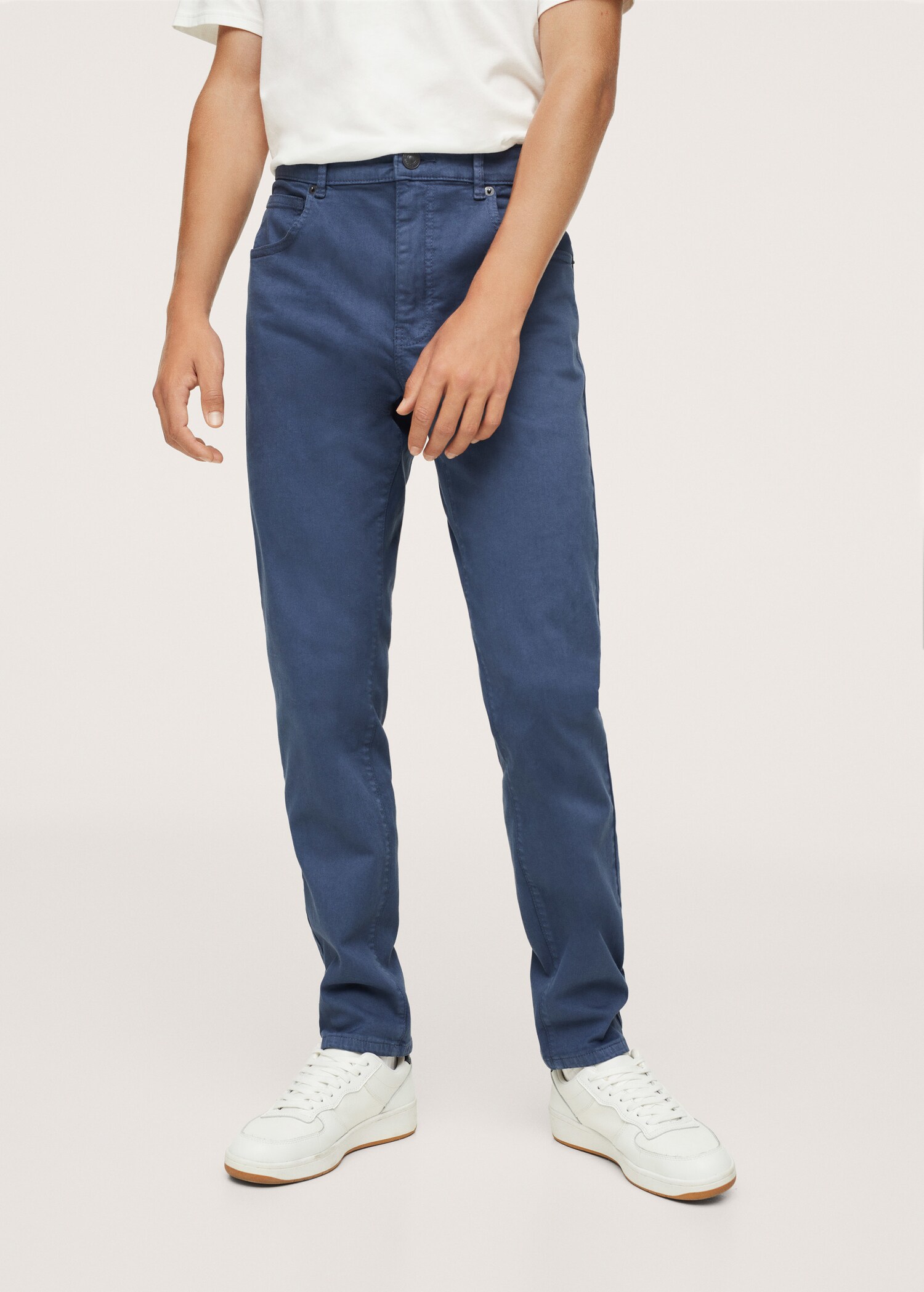 Bavlněné kalhoty regular fit - Detail zboží 2