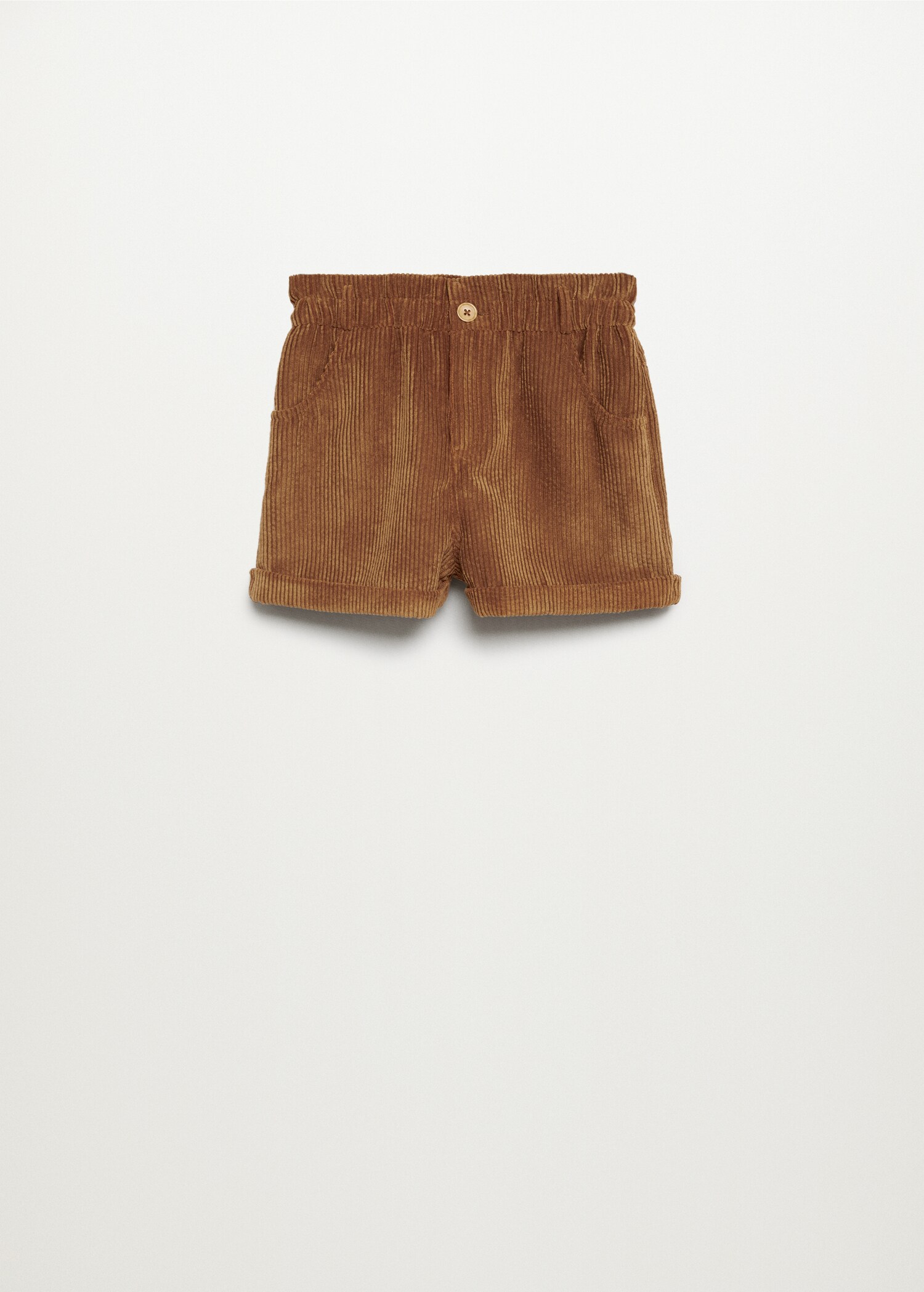 Paperbag-Shorts aus Cord - Artikel ohne Model