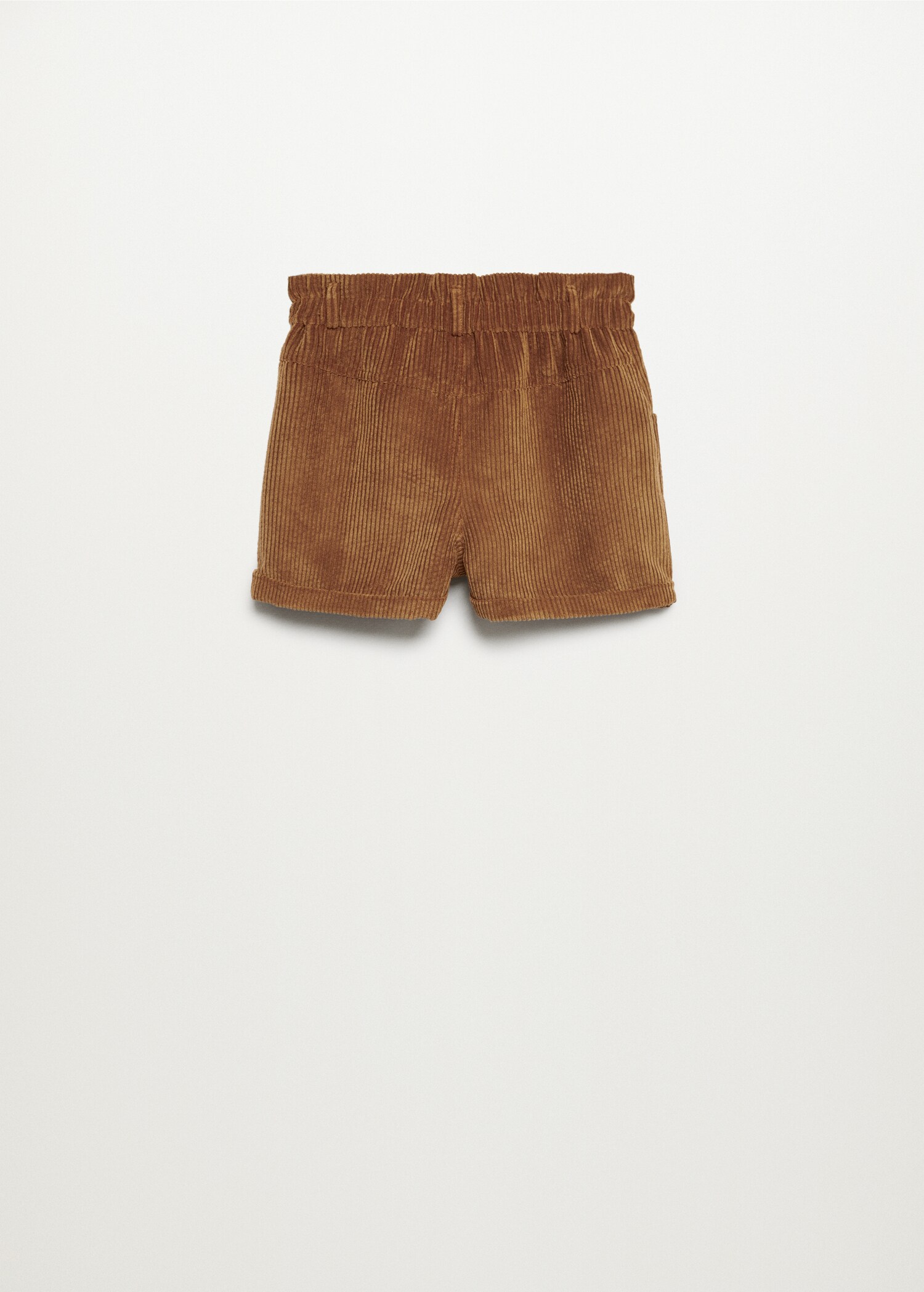 Paperbag-Shorts aus Cord - Rückseite des Artikels