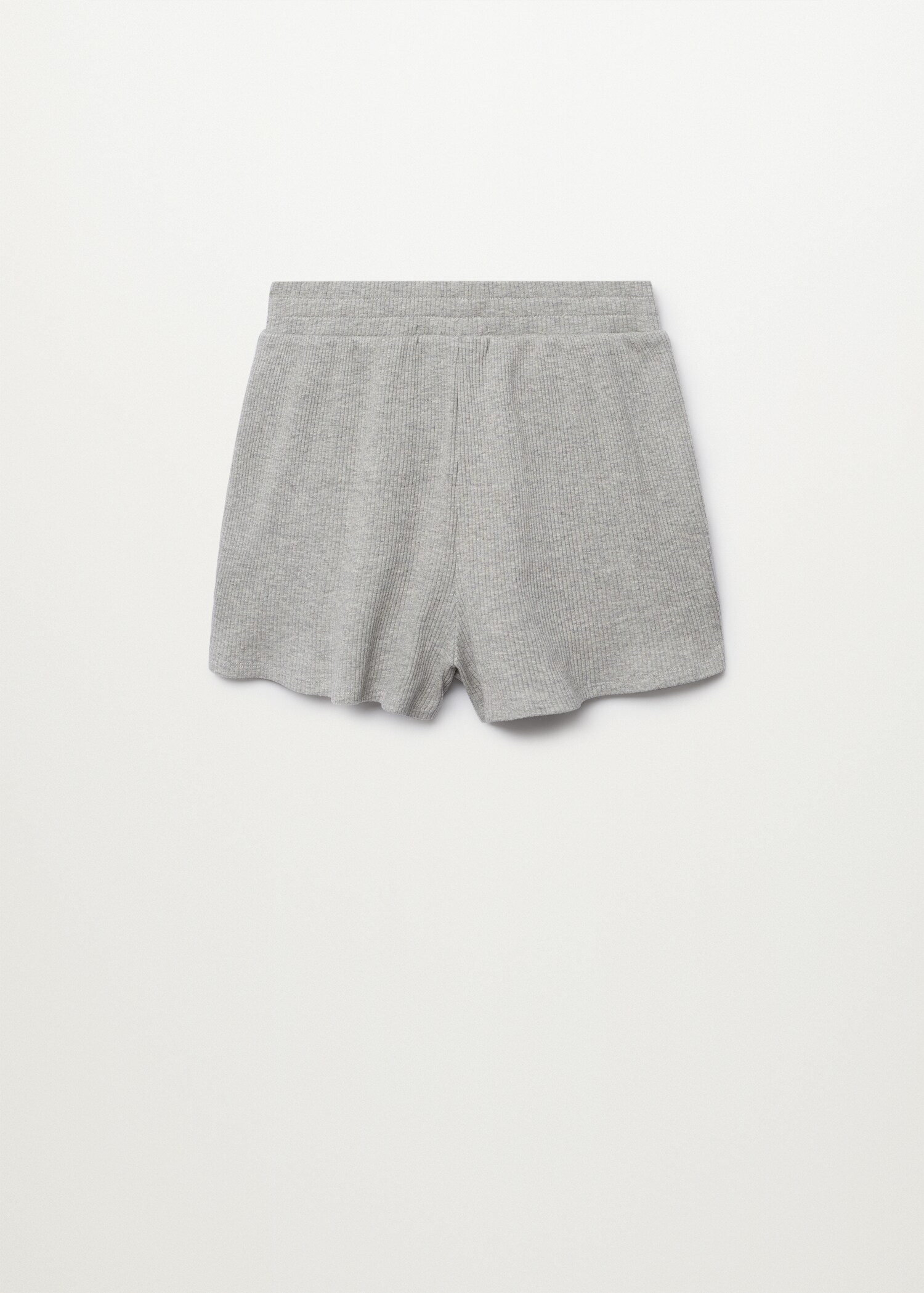 Shorts algodón canalé - Reverso del artículo