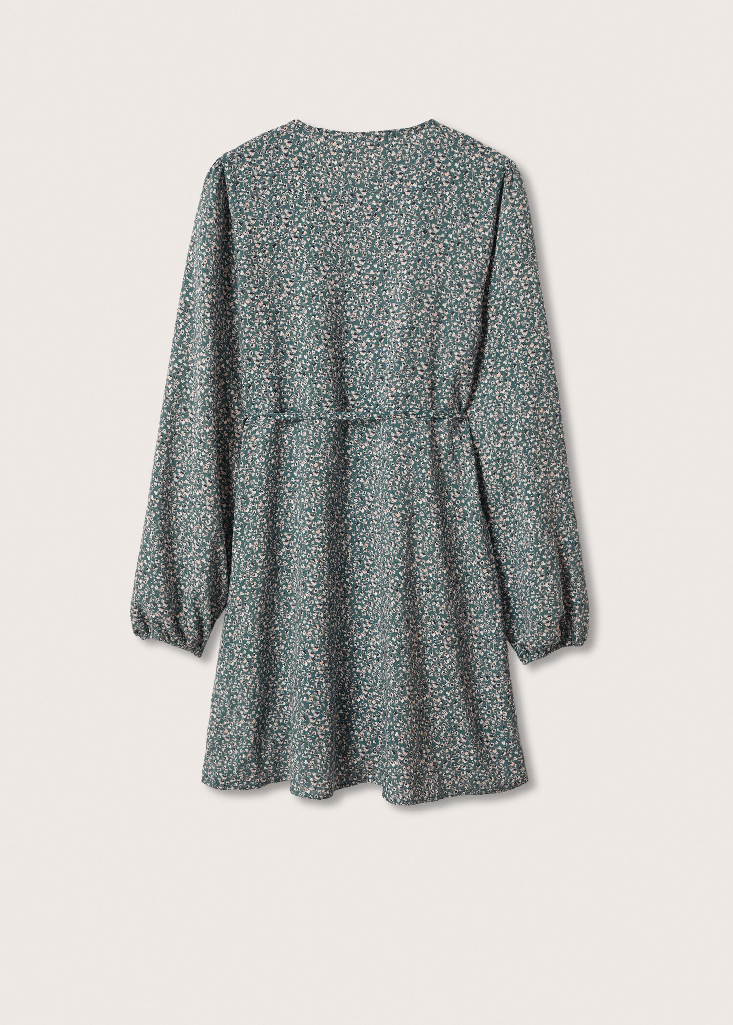 Vestido estampado flores - Reverso del artículo