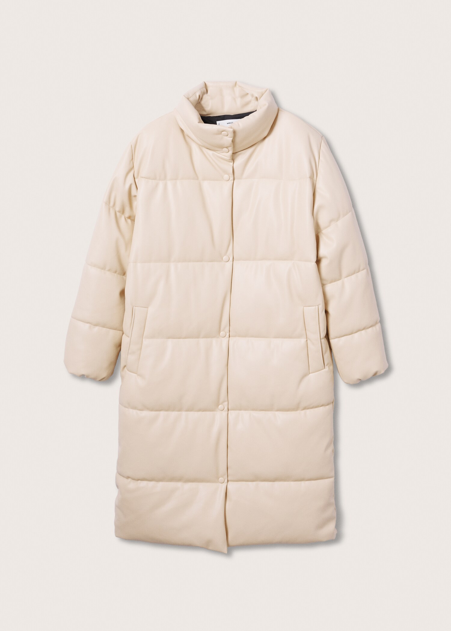 Prošívaný kabát oversize - Zboží bez modelu